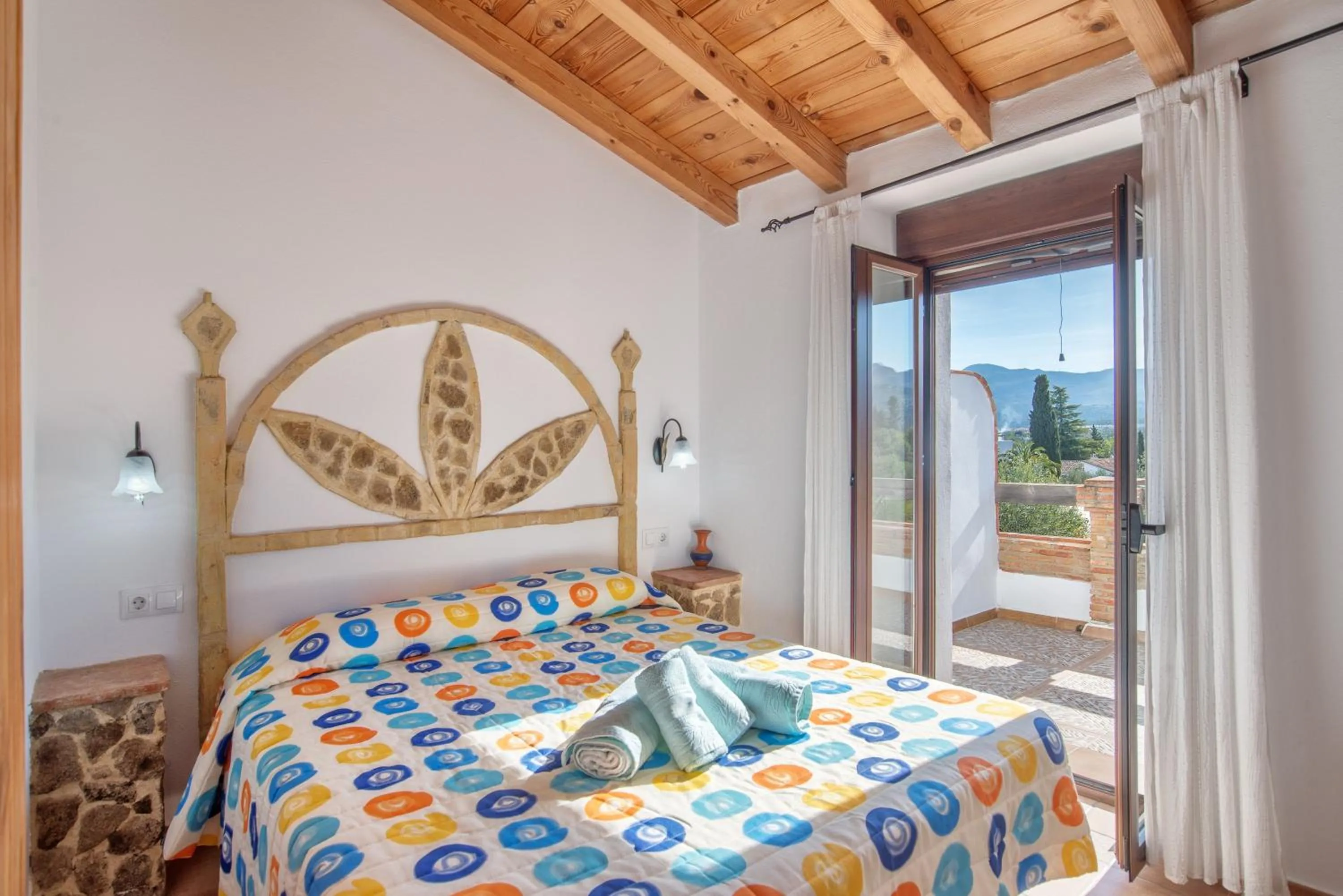 Living room, Bed in Alojamiento Rural La Pila