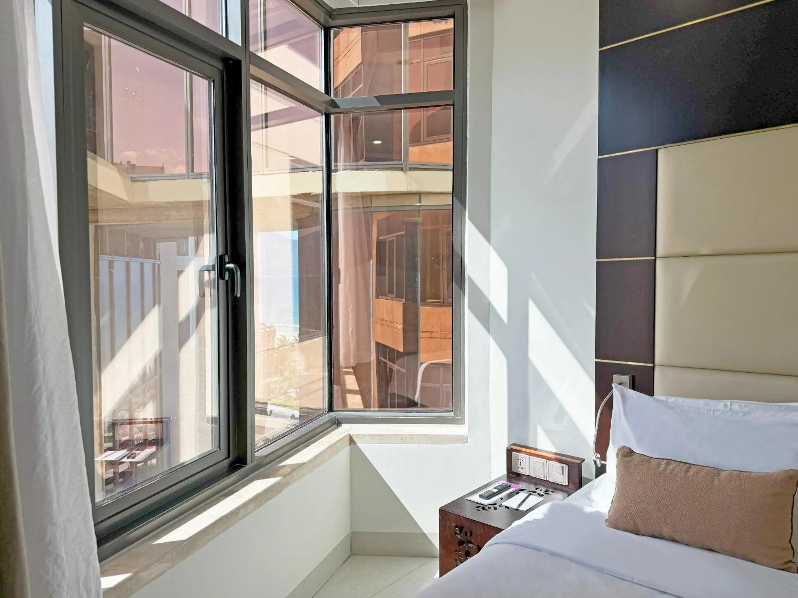 View (from property/room), Bed in Holiday Beach Hotel Danang