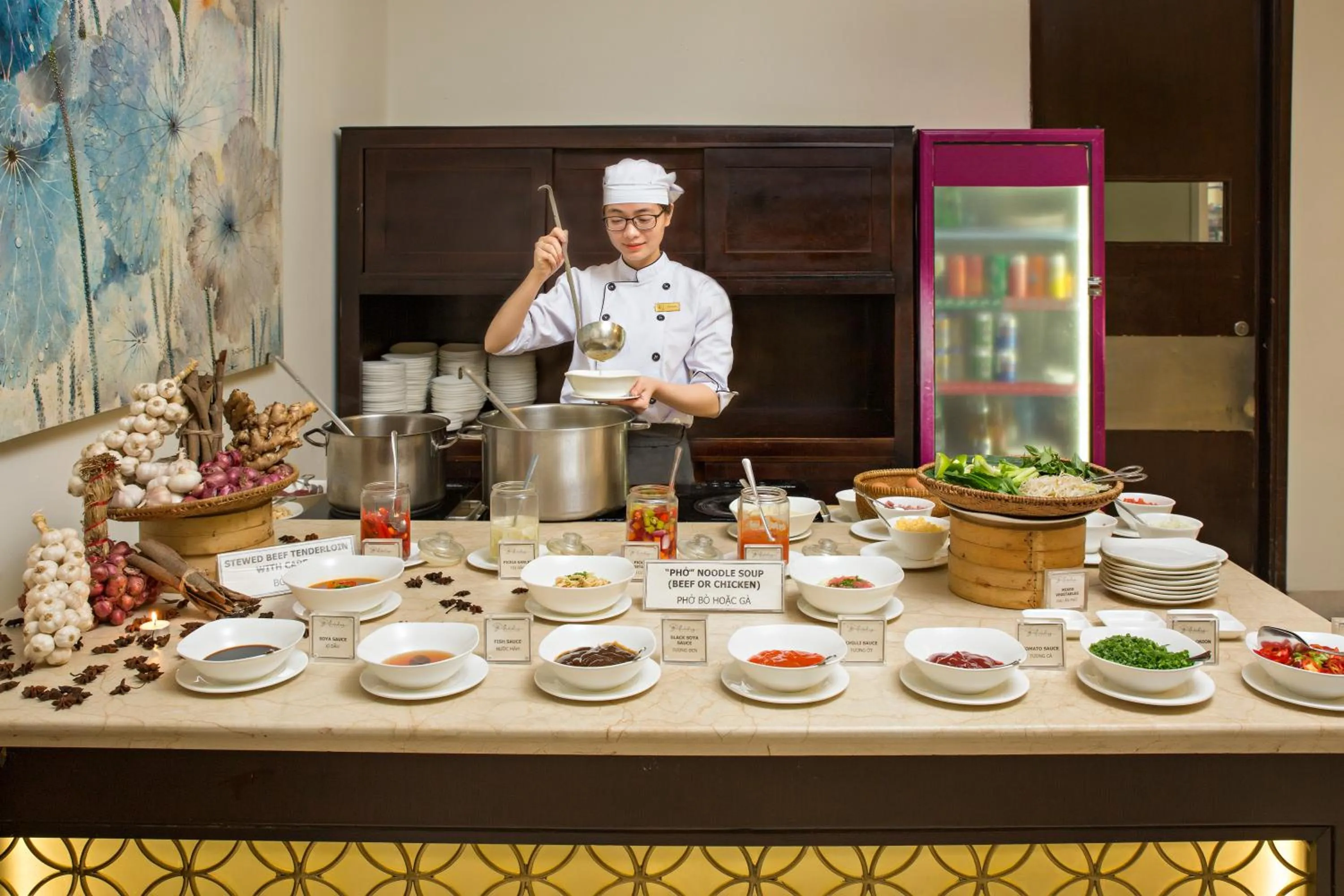 Breakfast in Holiday Beach Hotel Danang