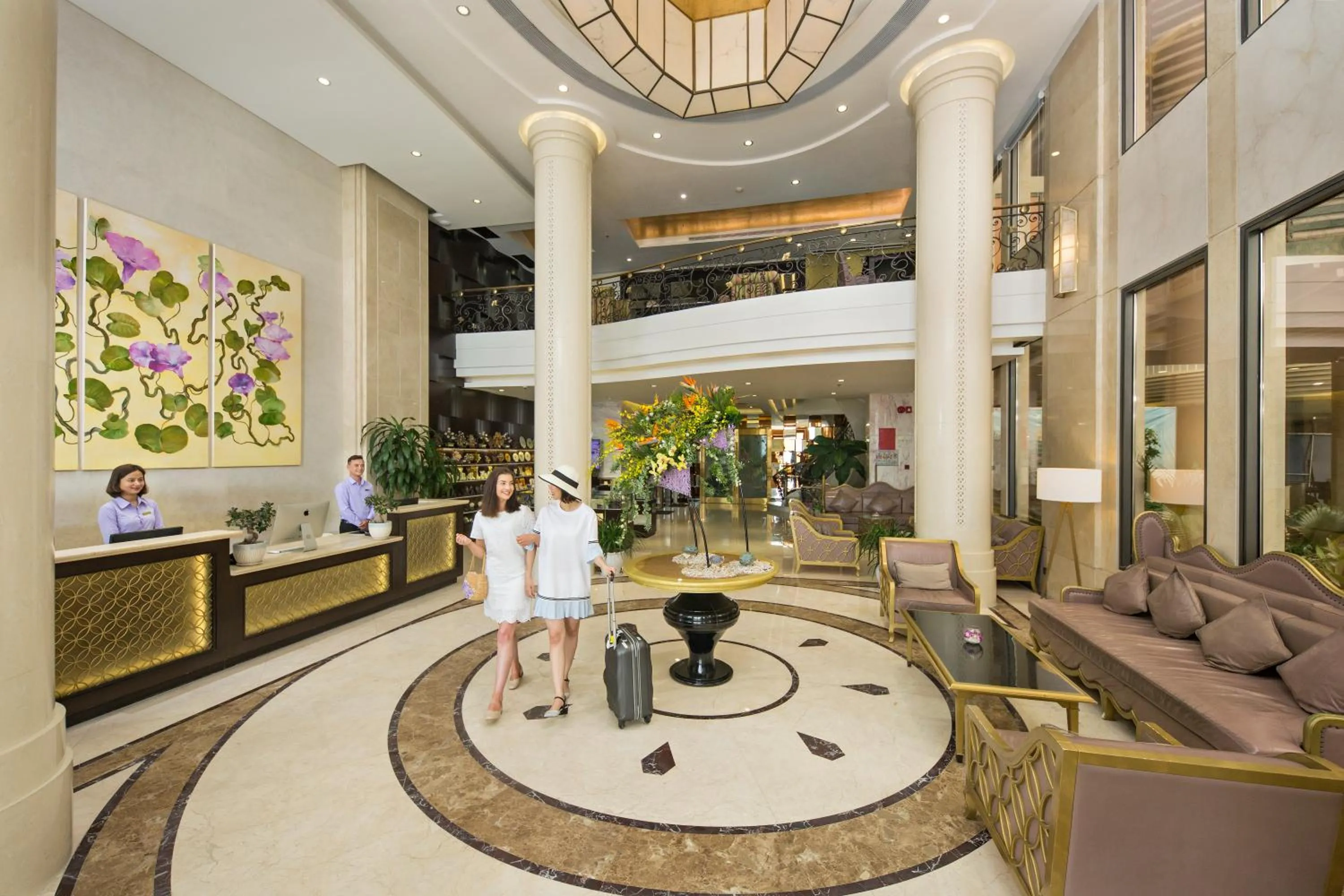 Lobby or reception in Holiday Beach Hotel Danang