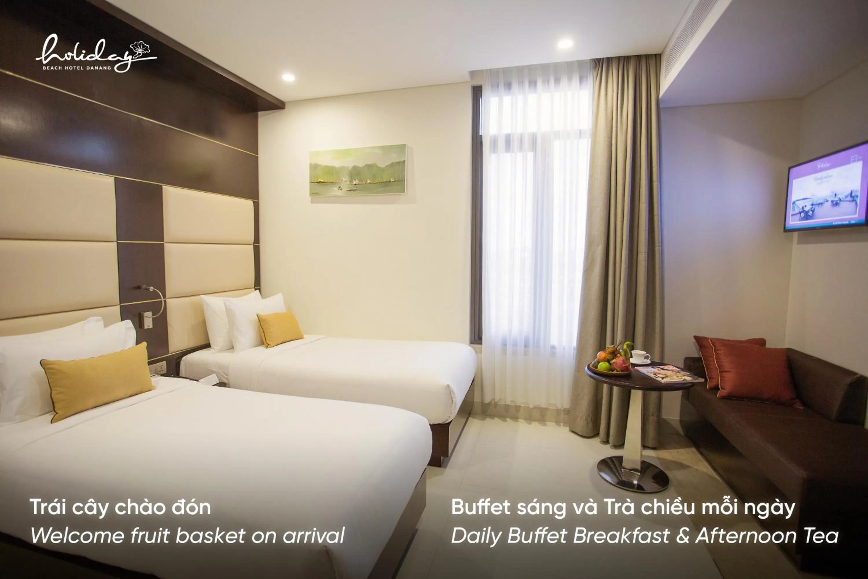 Bedroom, Bed in Holiday Beach Hotel Danang