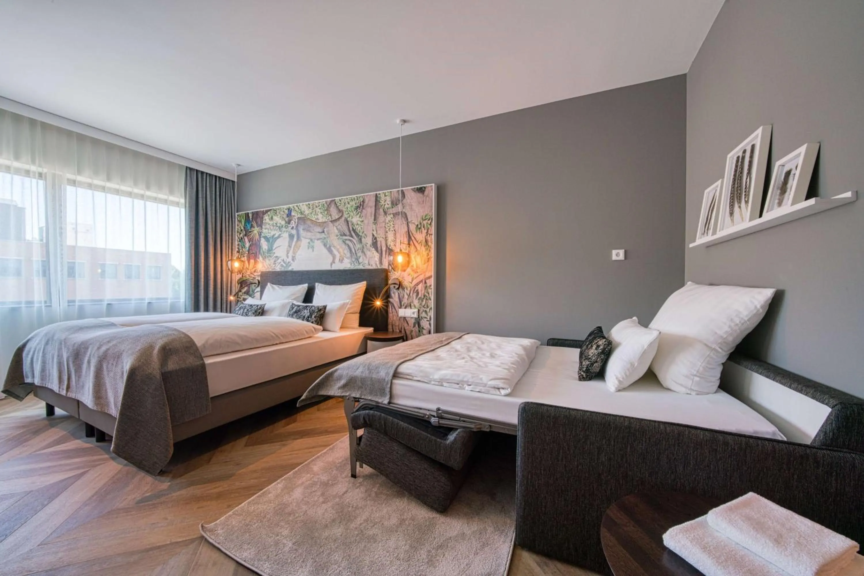 Photo of the whole room, Bed in Vienna House Easy by Wyndham Amsterdam Airport Schiphol