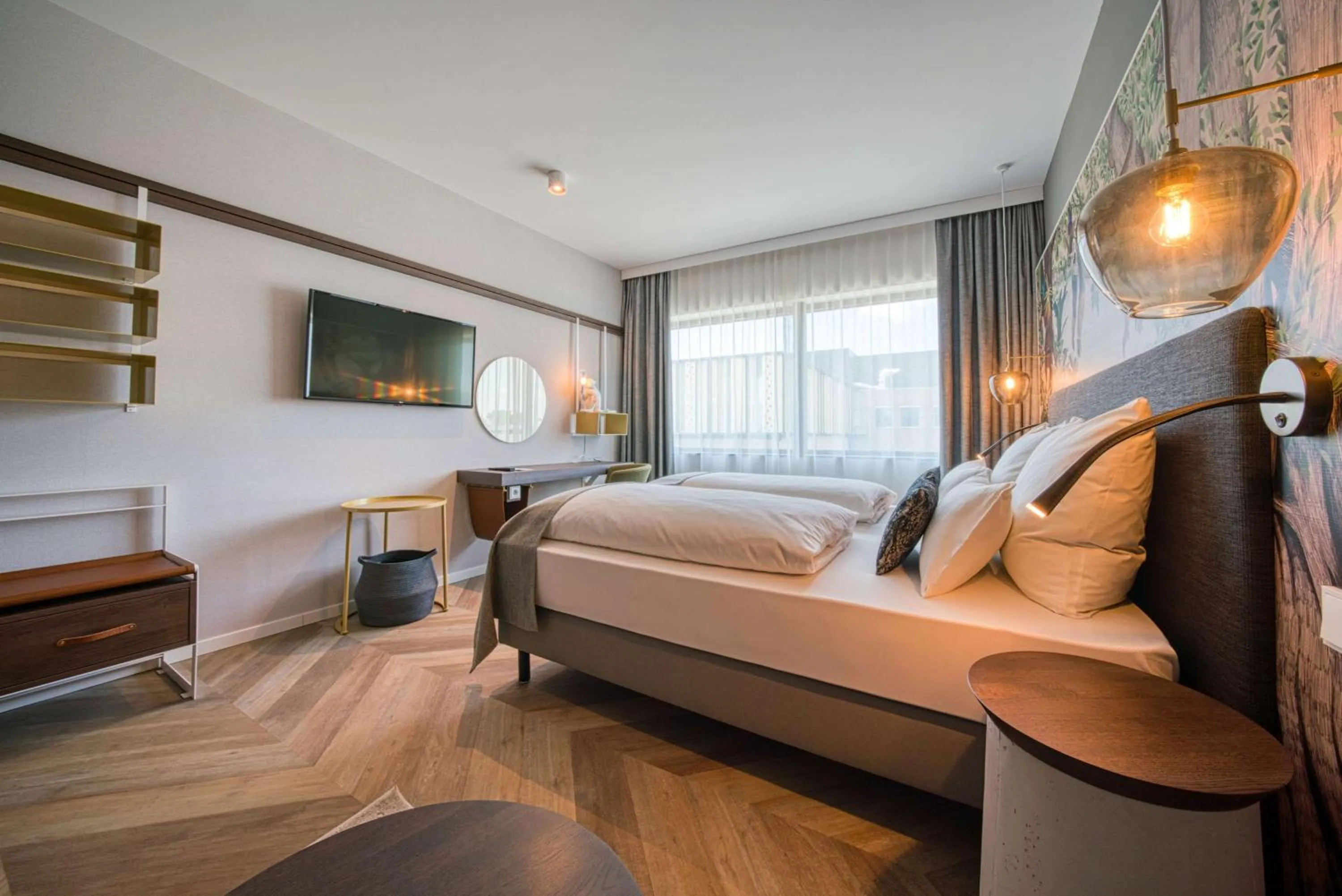 Photo of the whole room, Bed in Vienna House Easy by Wyndham Amsterdam Airport Schiphol