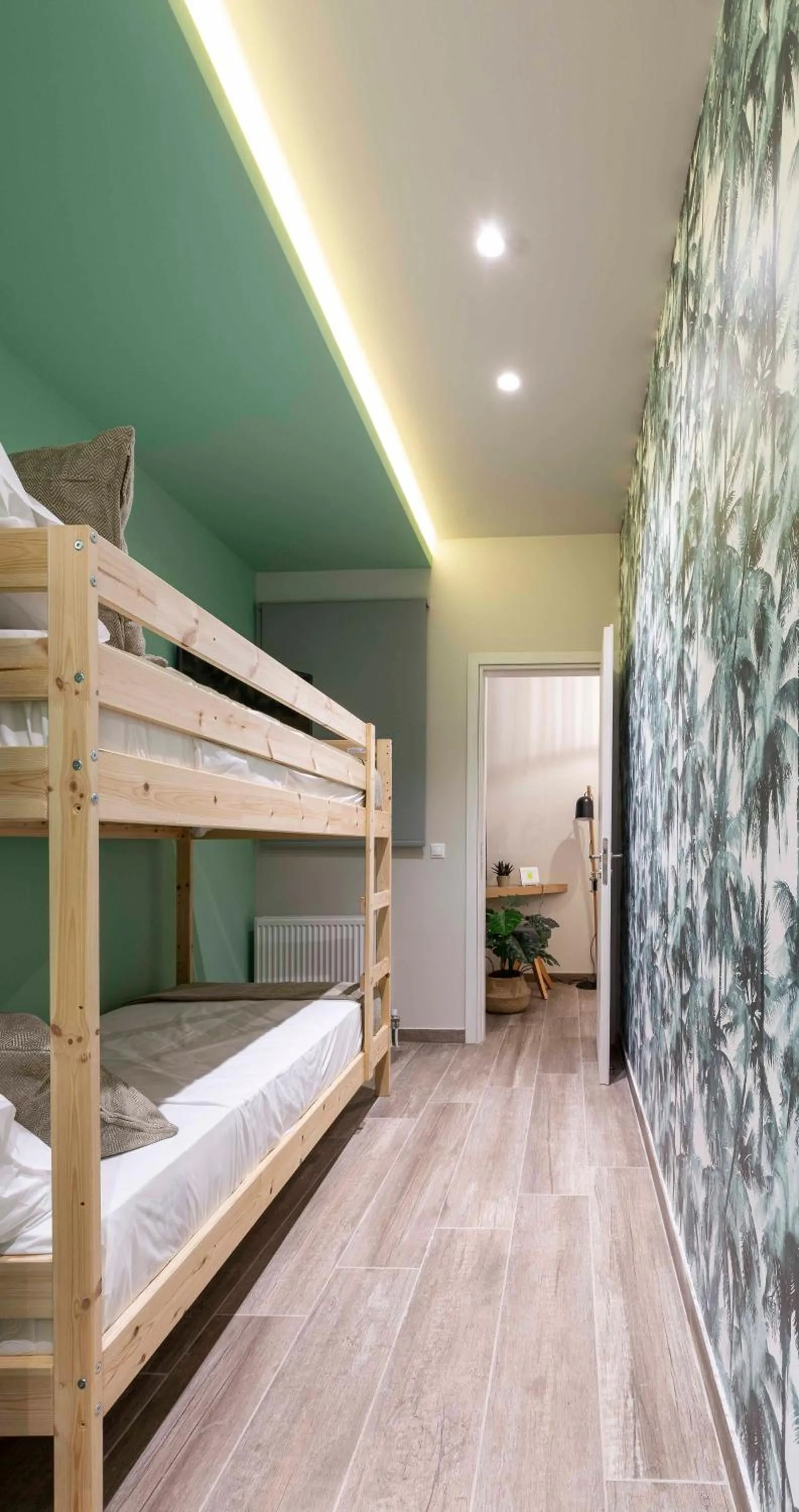 bunk bed, Bed in “Champions” Apartment in N. Kosmos neighbourhood
