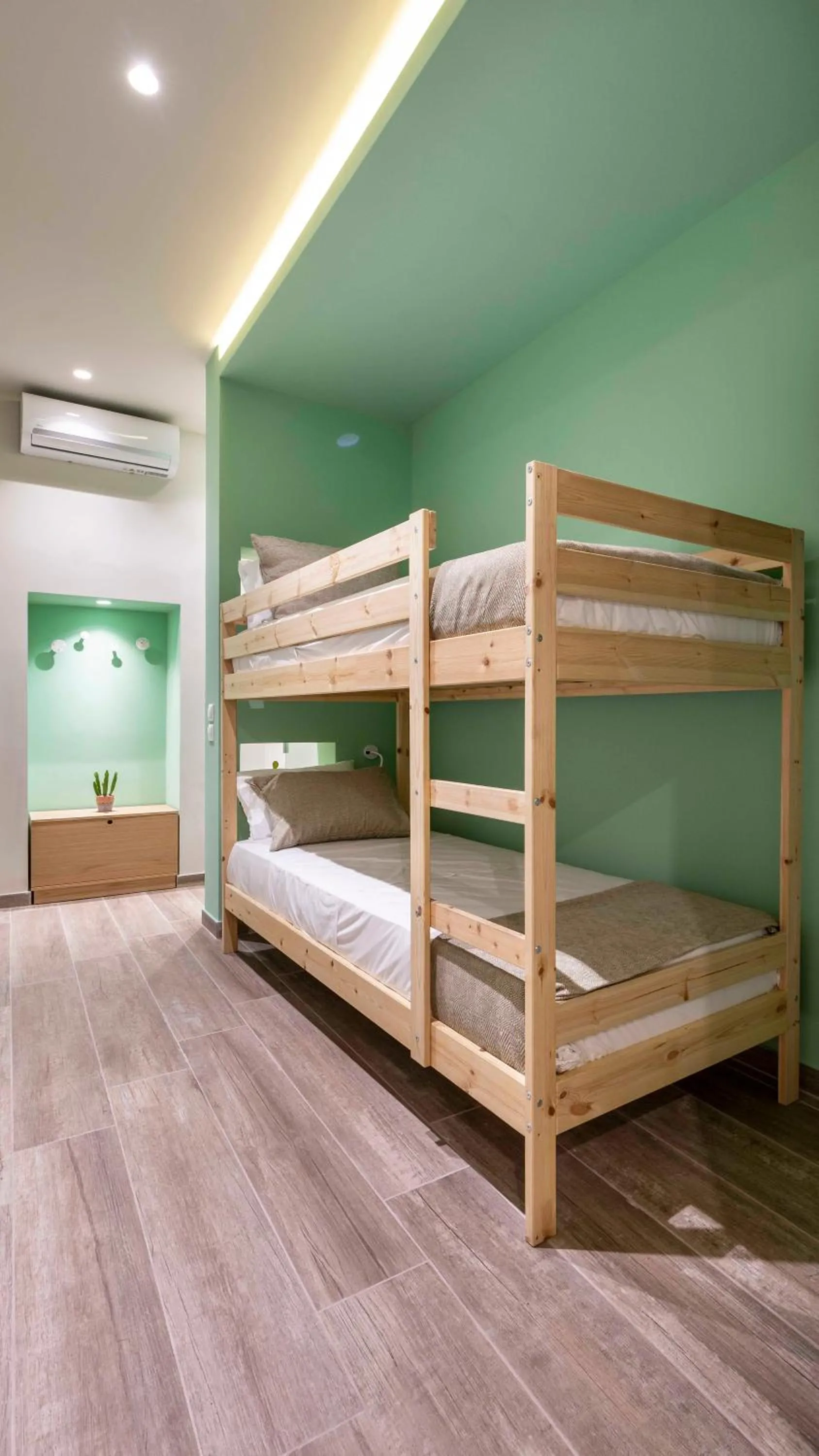 bunk bed, Bed in “Champions” Apartment in N. Kosmos neighbourhood