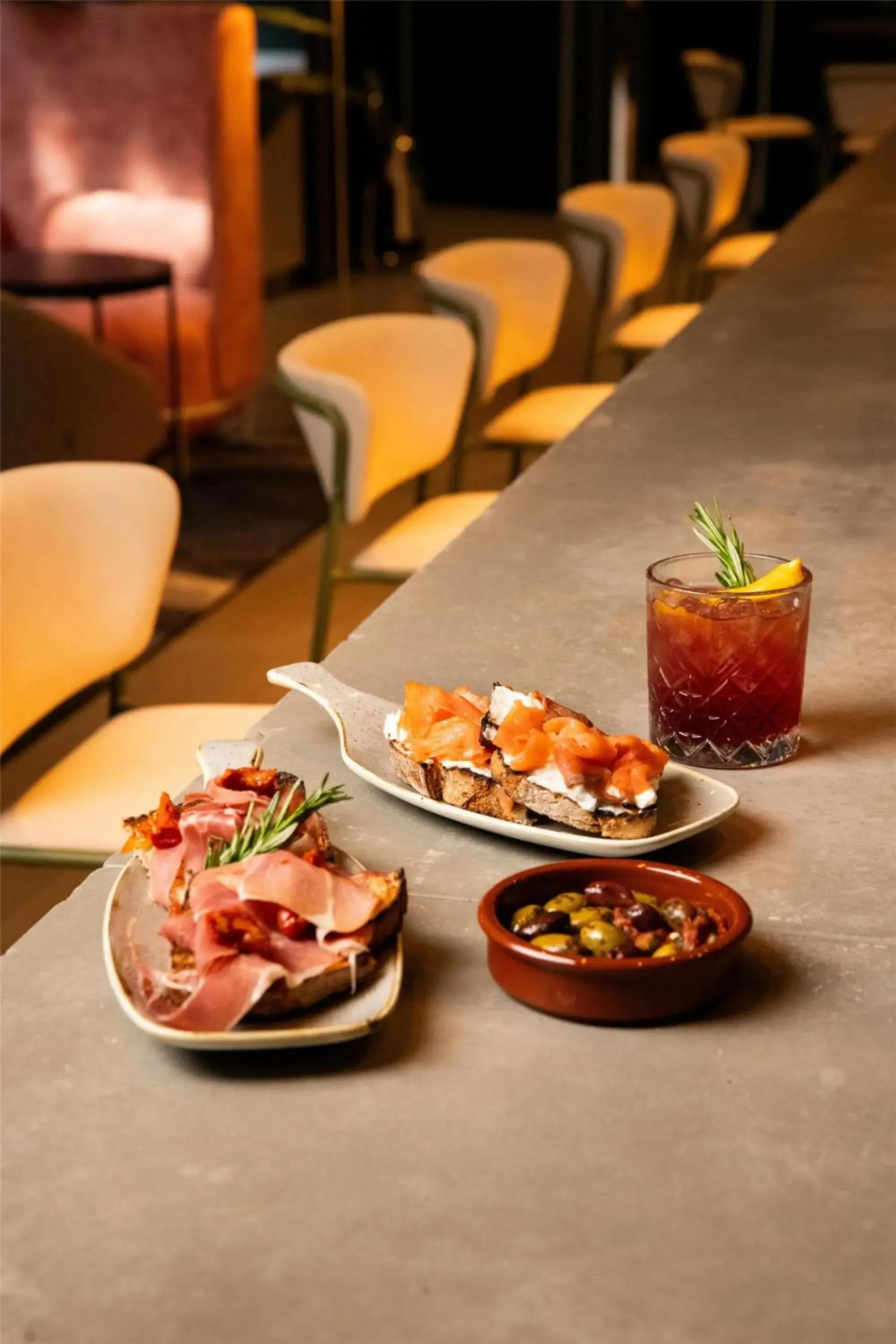 Lounge or bar in YOTEL London City Lounge or bar in YOTEL London City