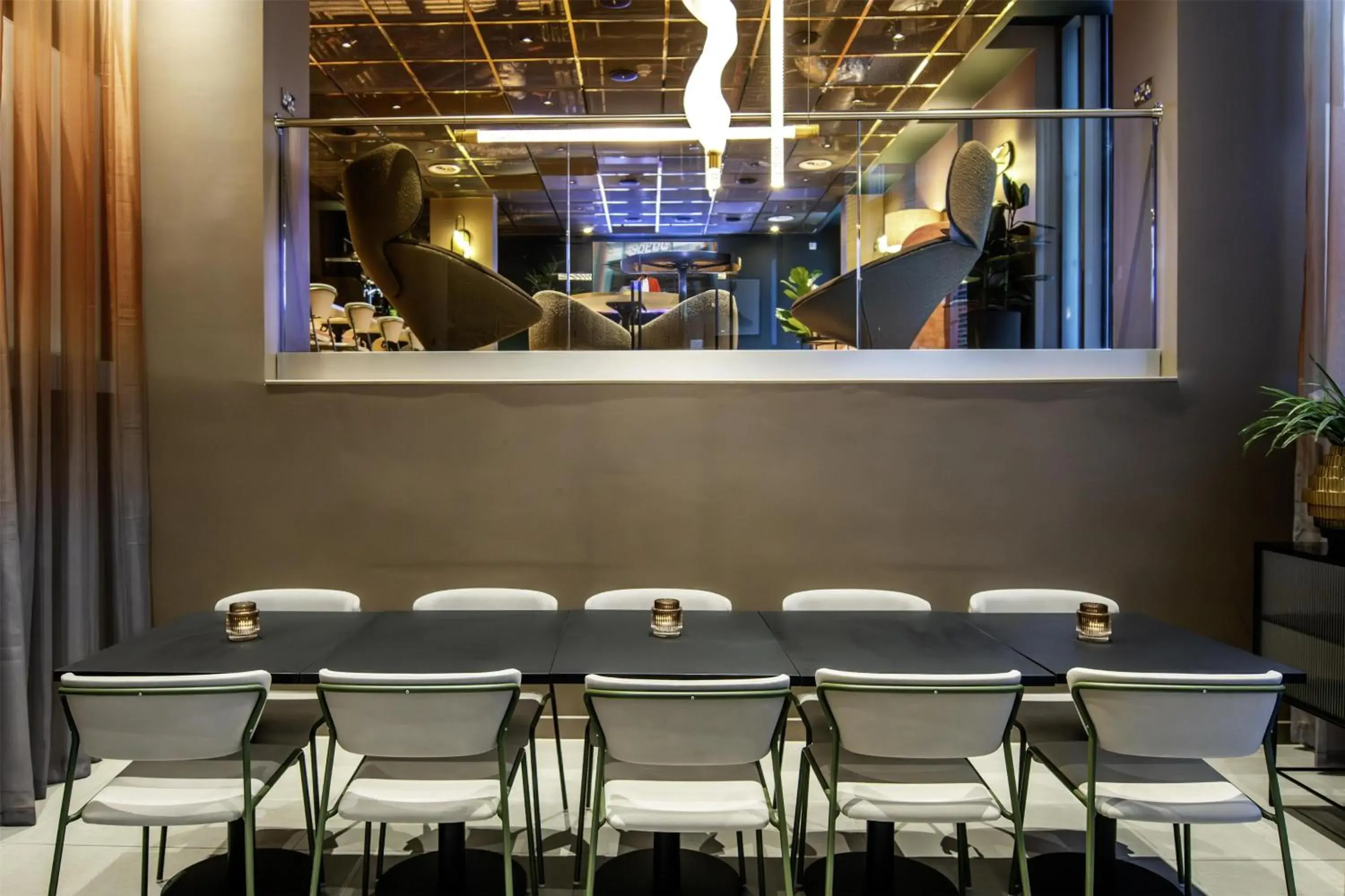 Lounge or bar in YOTEL London City Lounge or bar in YOTEL London City