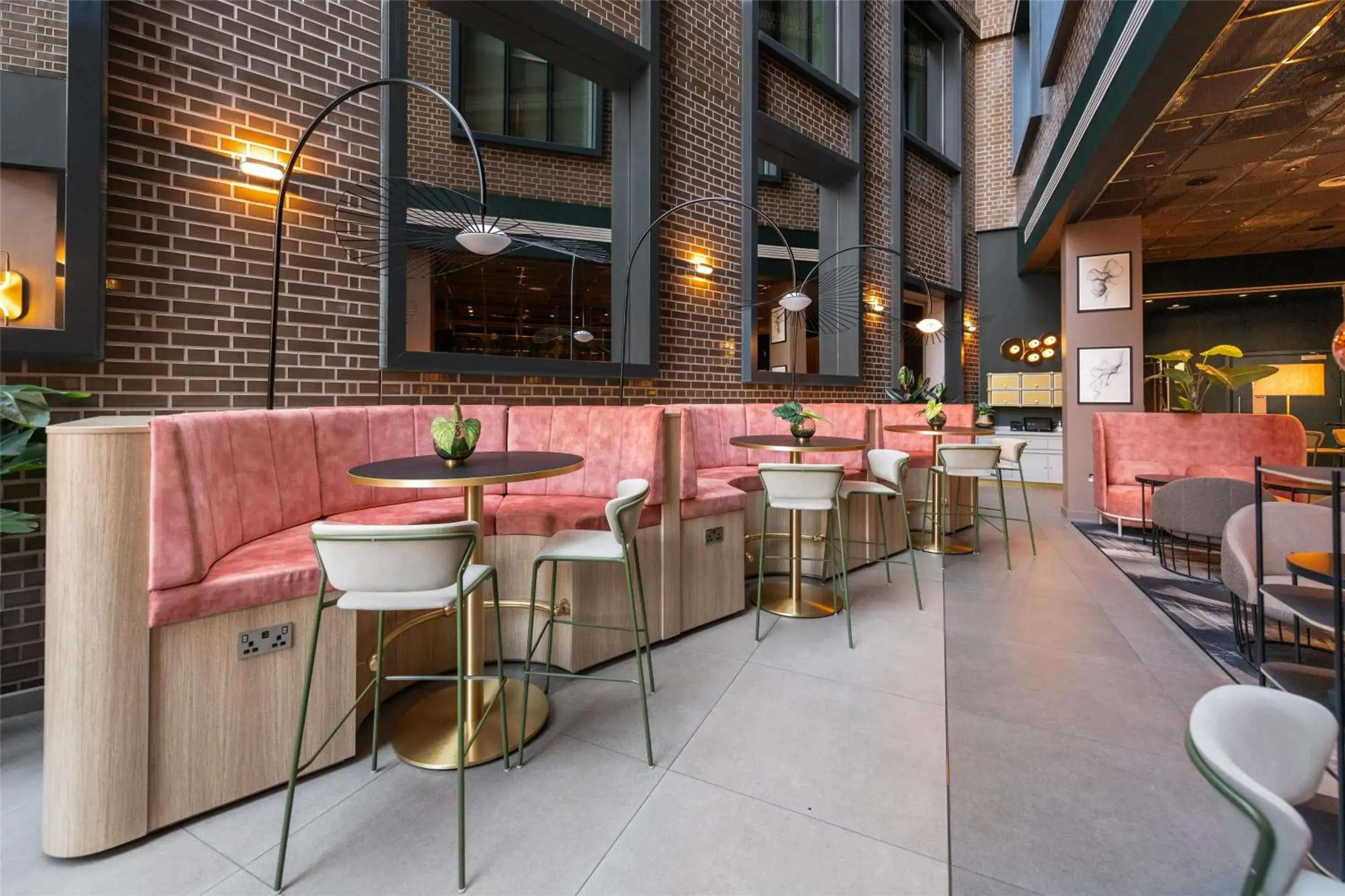 Lounge or bar in YOTEL London City Lounge or bar in YOTEL London City