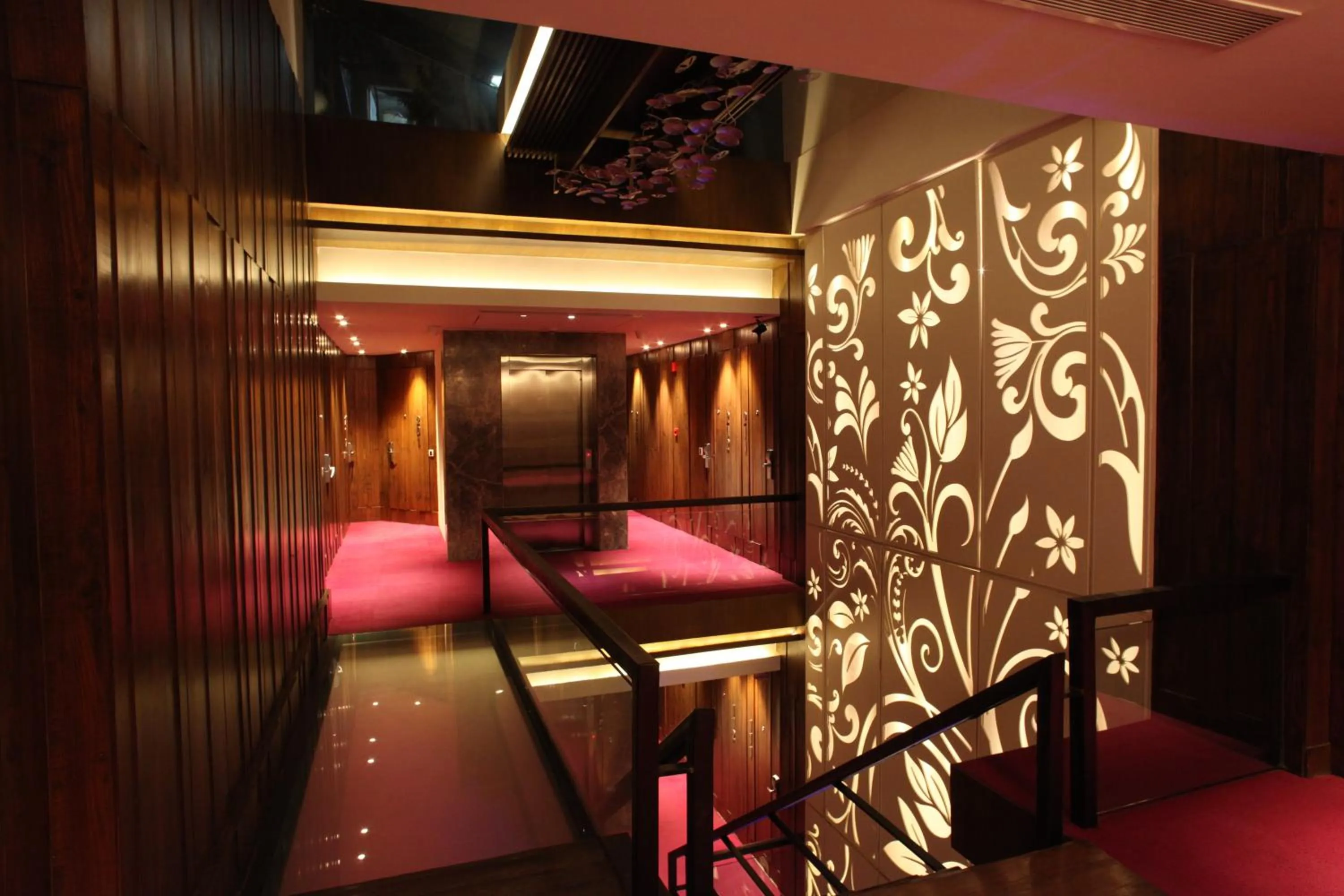 Decorative detail, Bed in Maya Hotel