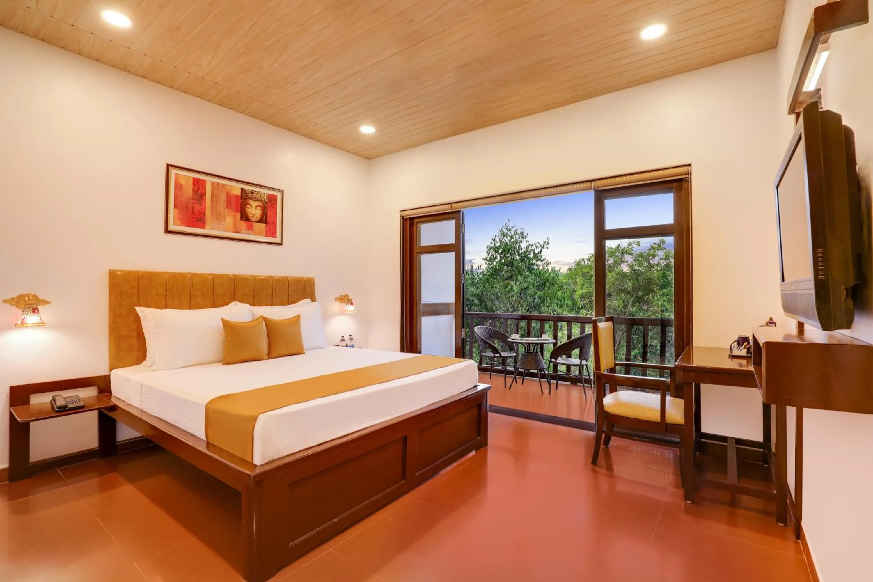 Bedroom, Bed in Keys Lite by Lemon Tree Hotels Sylvan, Dapoli