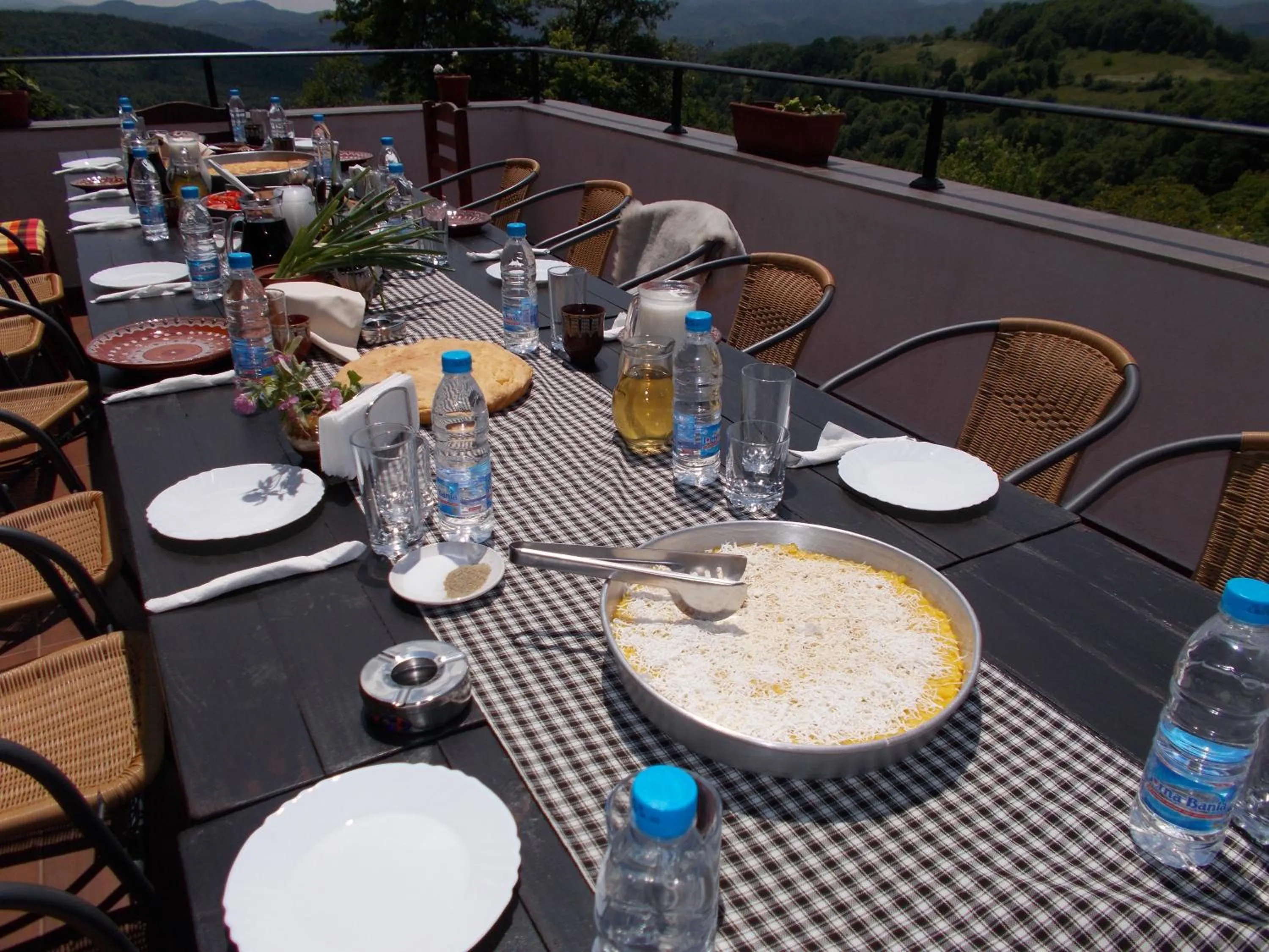Food close-up in Panorama Family Hotel