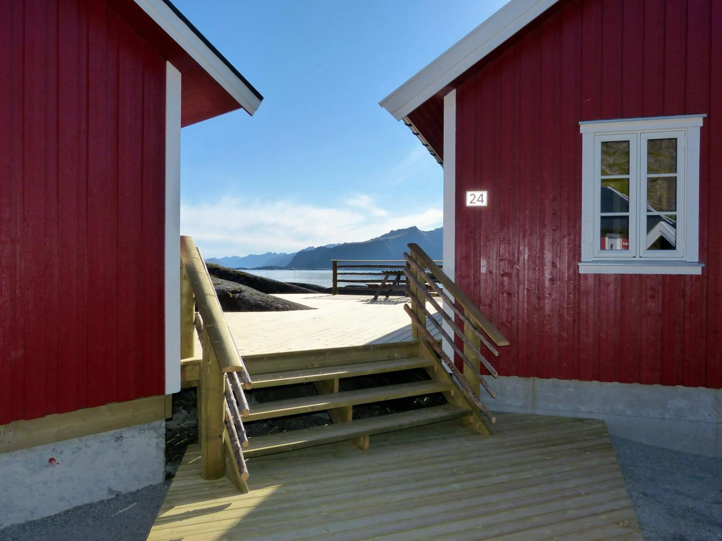 Balcony/Terrace in Statles Rorbu- og Konferansesenter AS