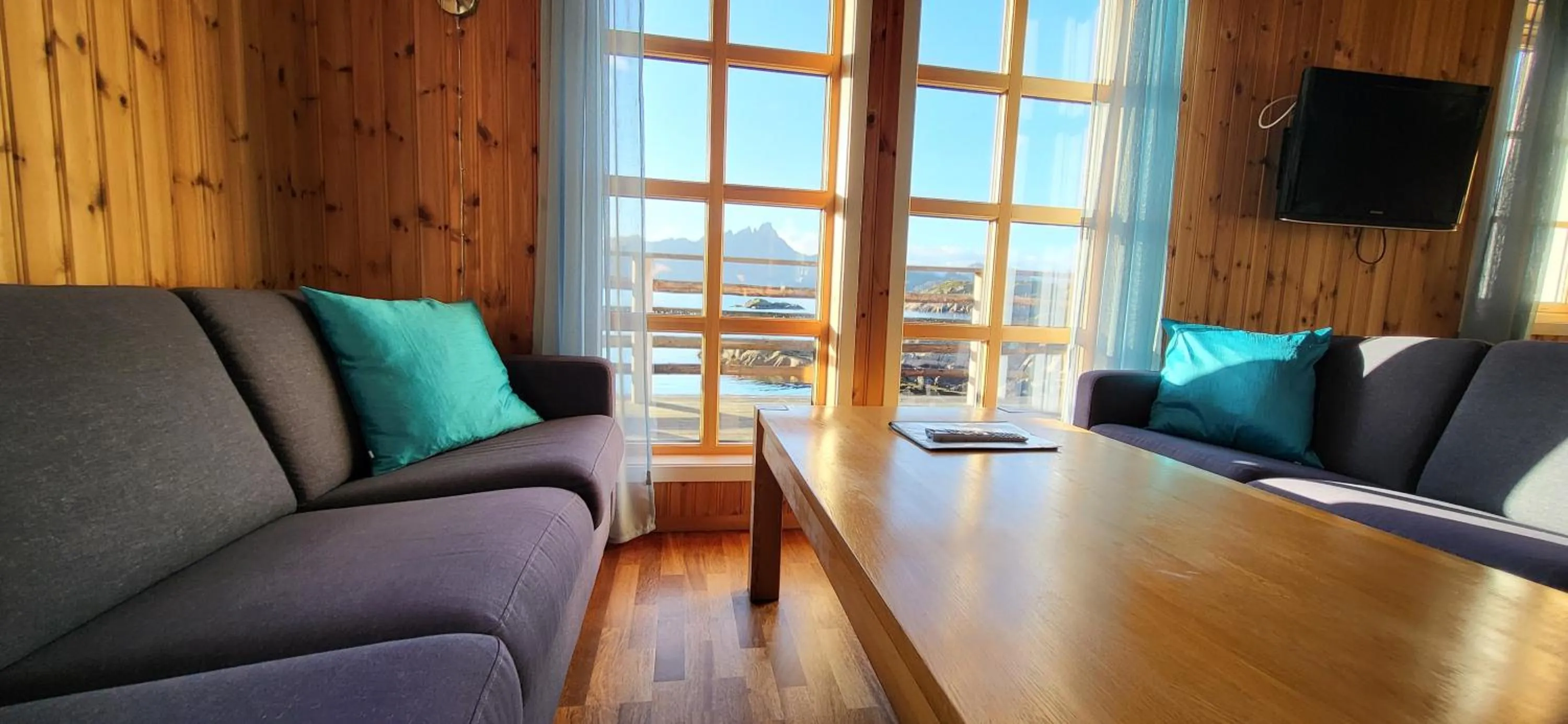 Living room in Statles Rorbu- og Konferansesenter AS