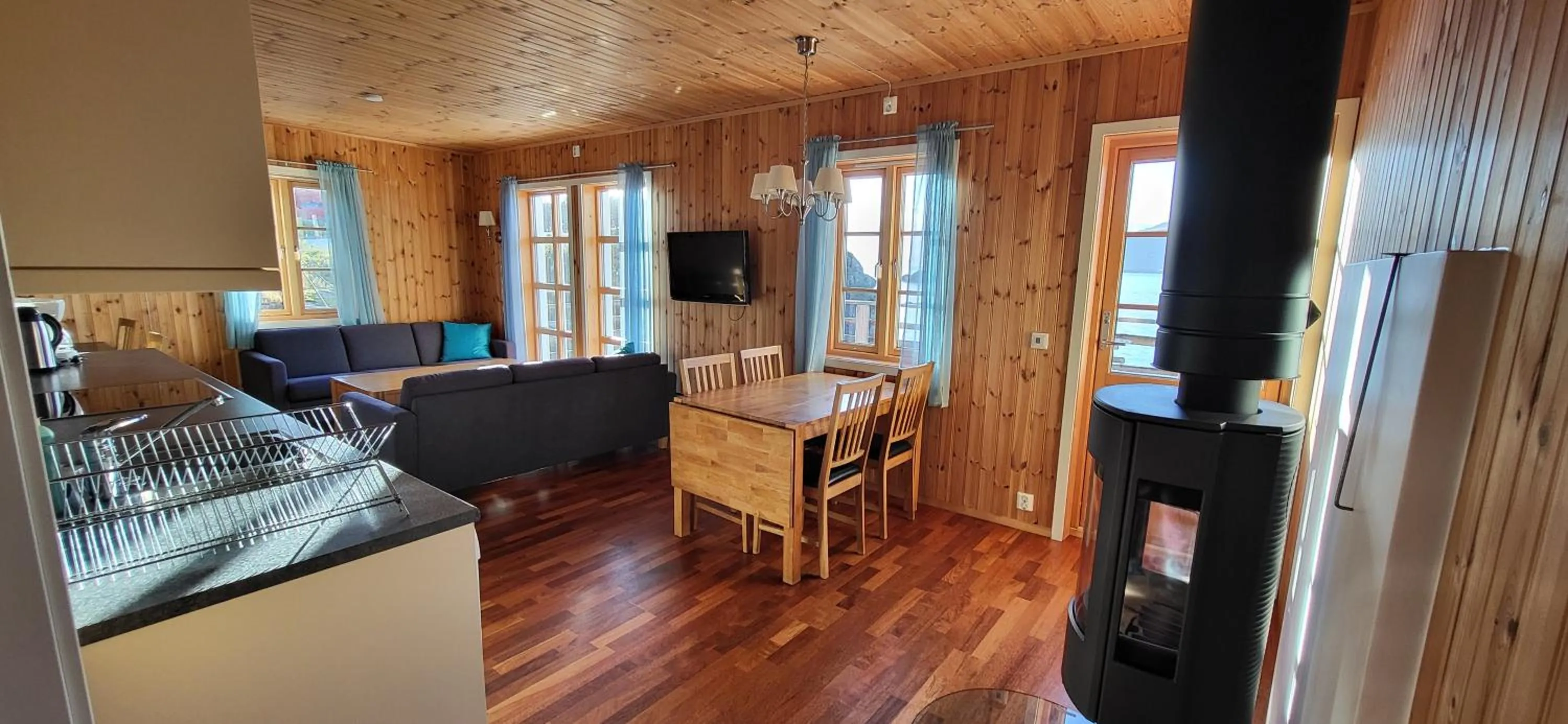 Living room in Statles Rorbu- og Konferansesenter AS