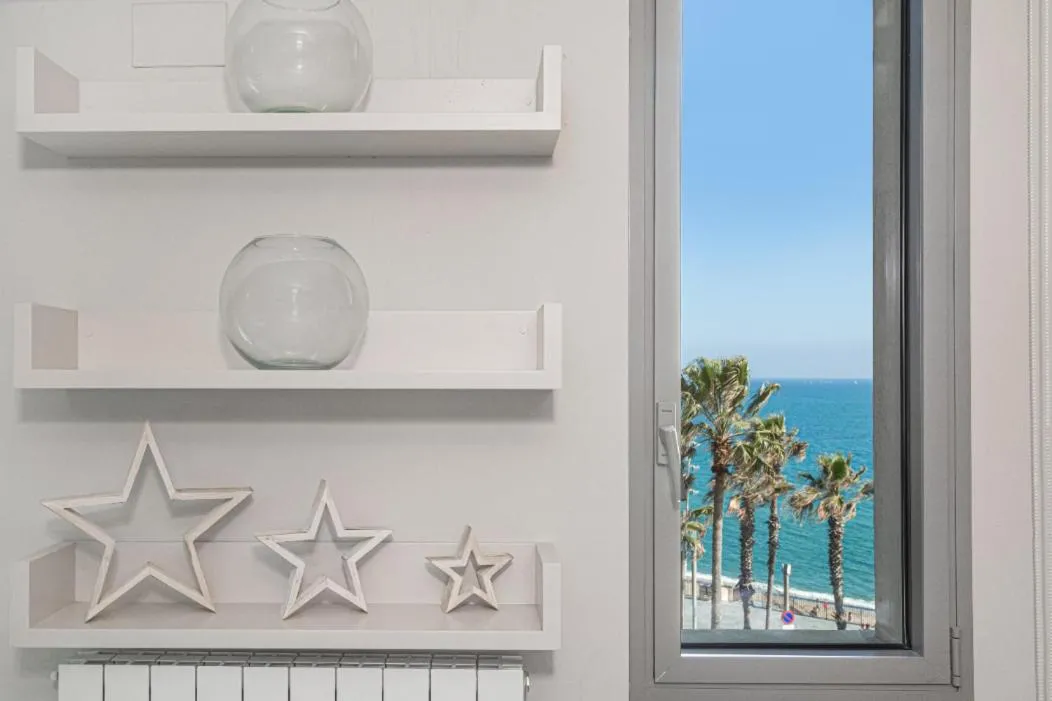 Sea view in Kronos on the Beach Attic Suite