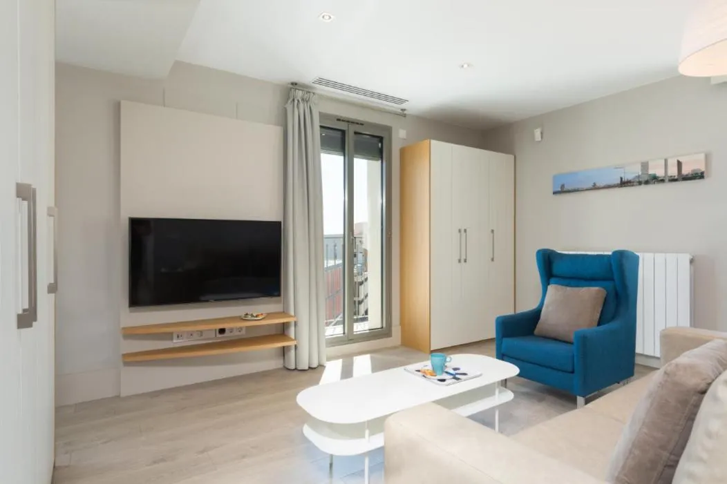 TV and multimedia in Kronos on the Beach Attic Suite