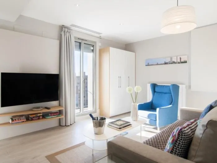 TV and multimedia in Kronos on the Beach Attic Suite