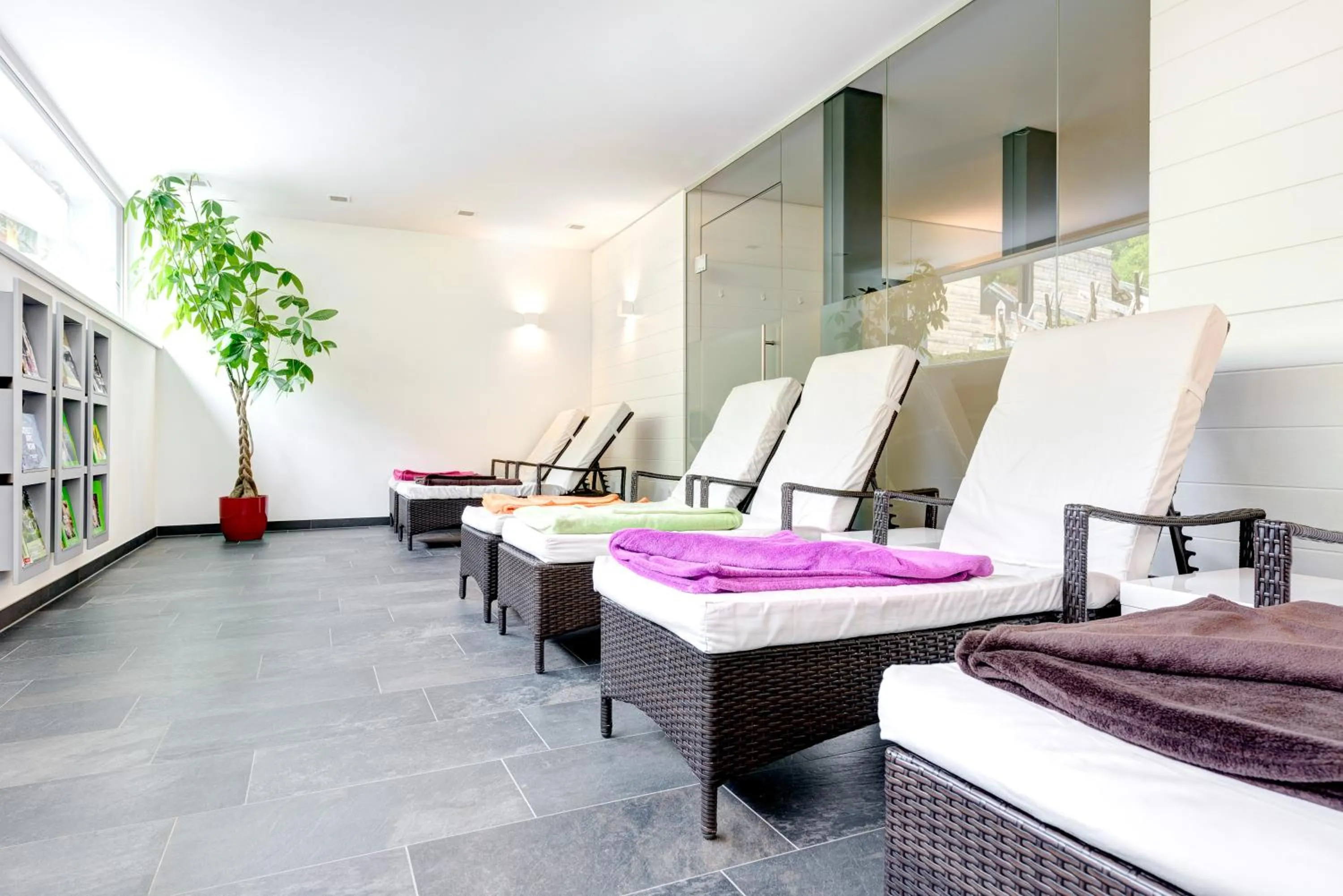 Spa and wellness centre/facilities in Hotel Lün