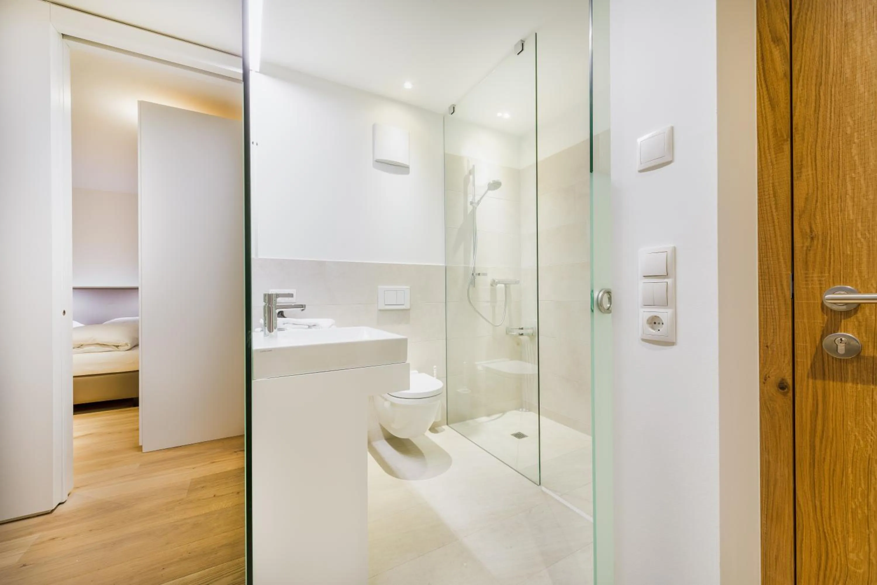 Bathroom in Hotel Lün