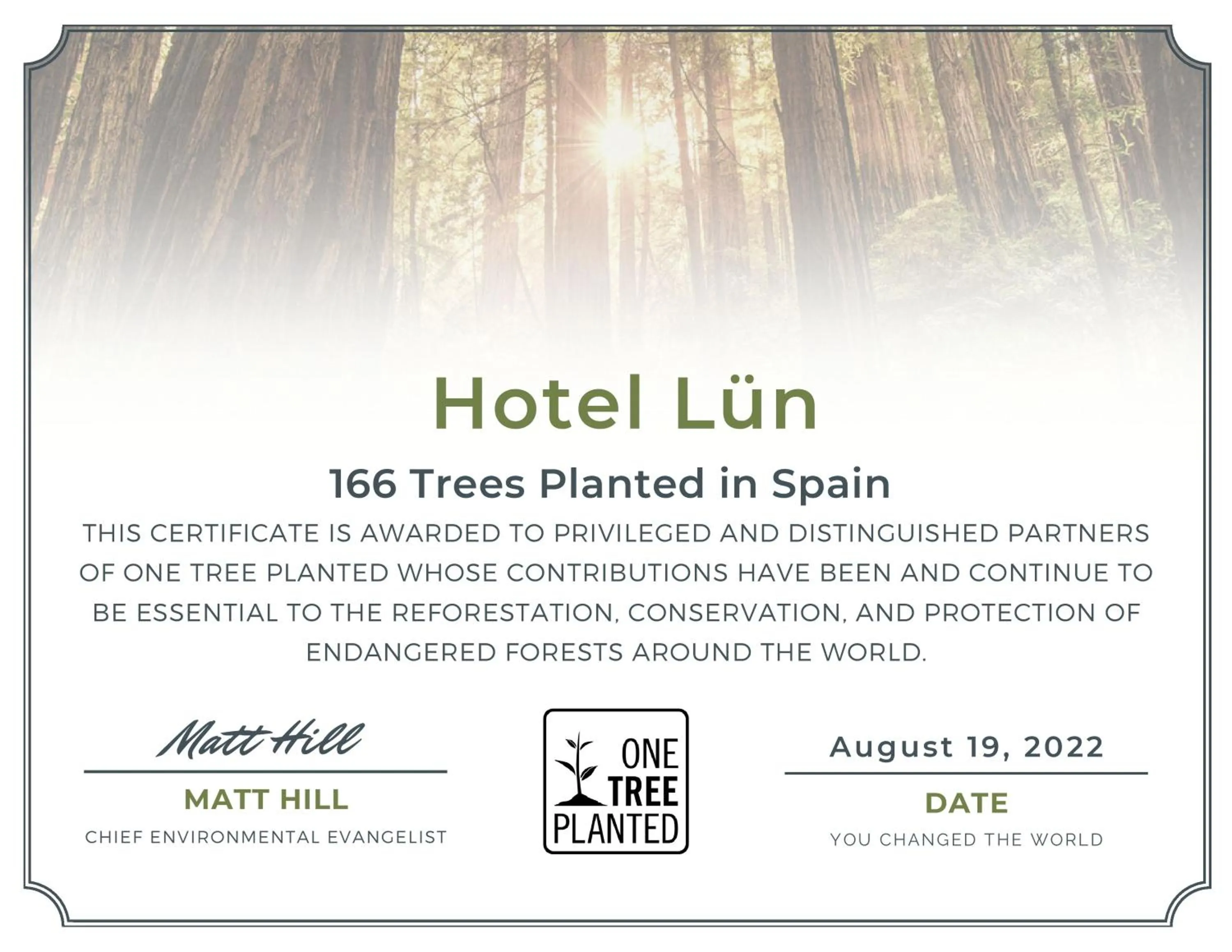 Certificate/Award in Hotel Lün