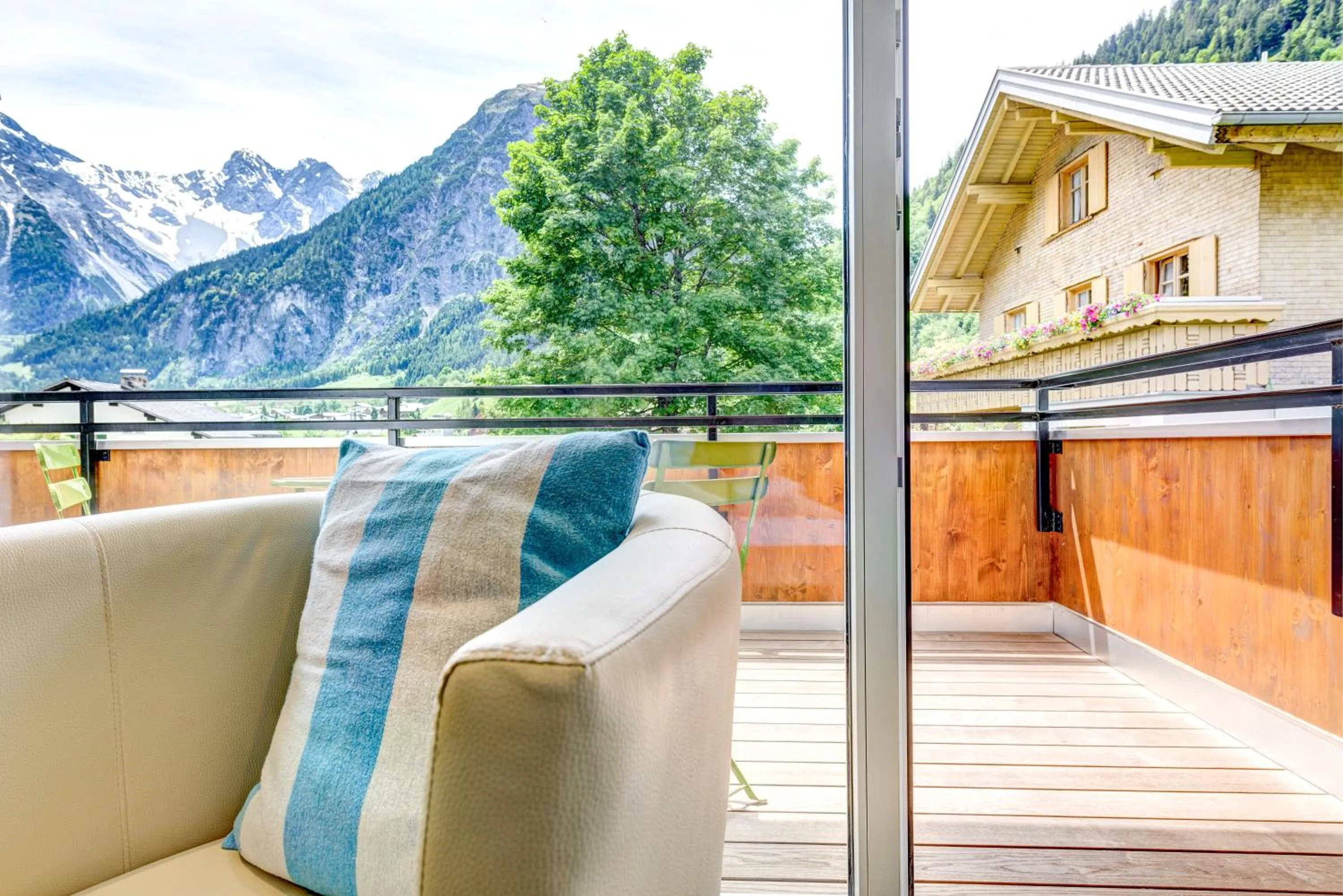 Balcony/Terrace in Hotel Lün