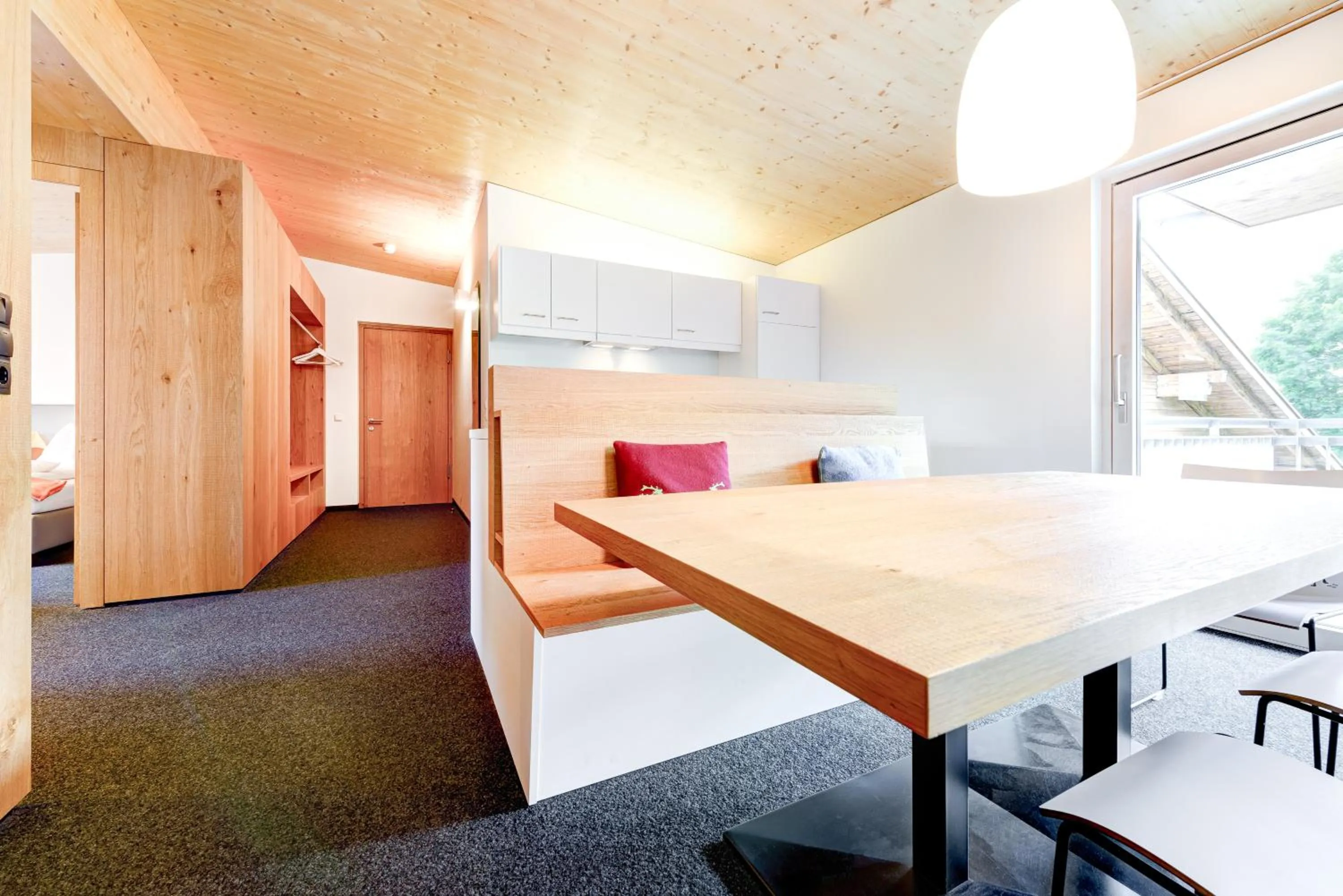 Kitchen or kitchenette in Hotel Lün