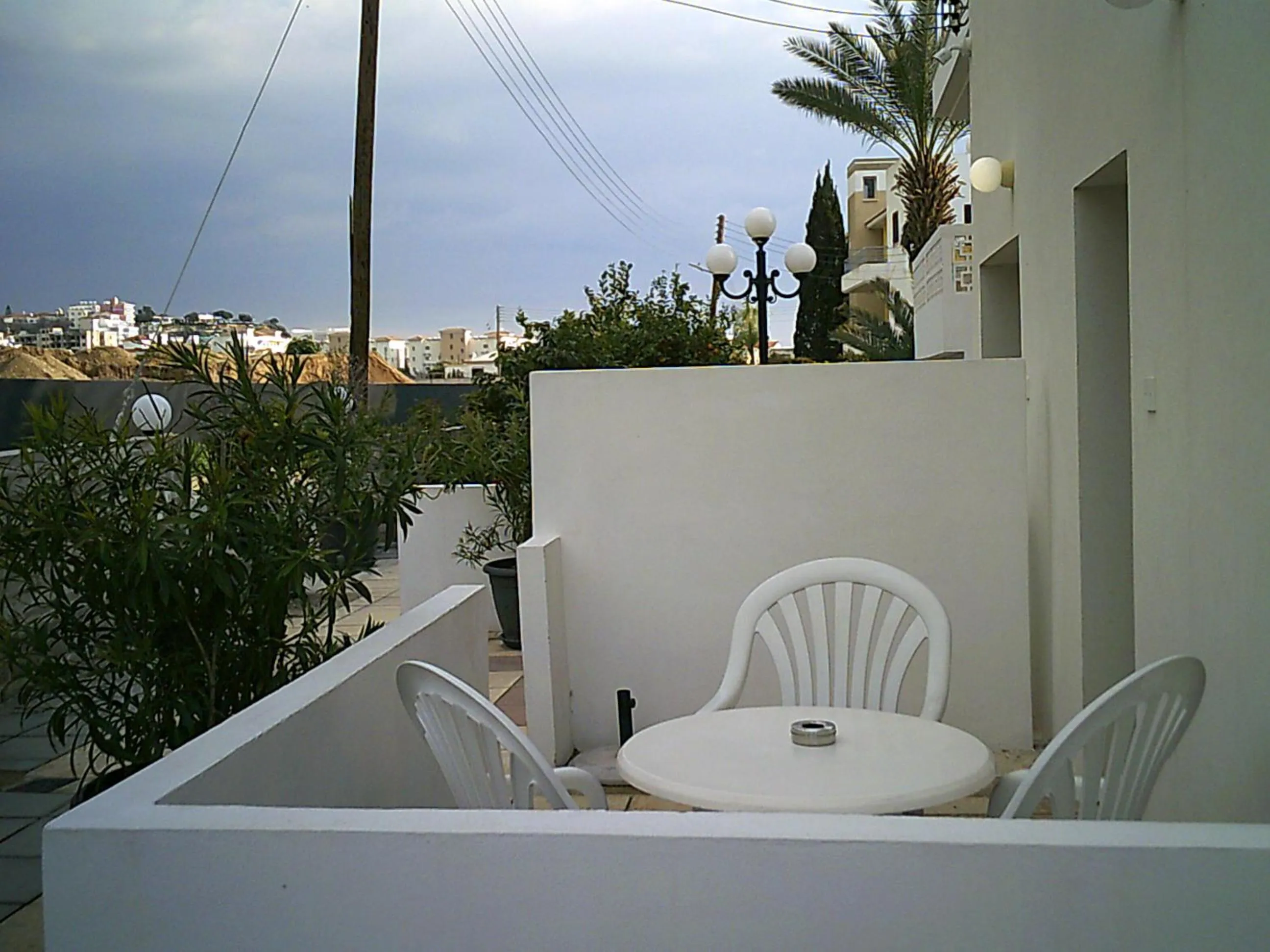 Balcony/Terrace in Panklitos Tourist Apartments
