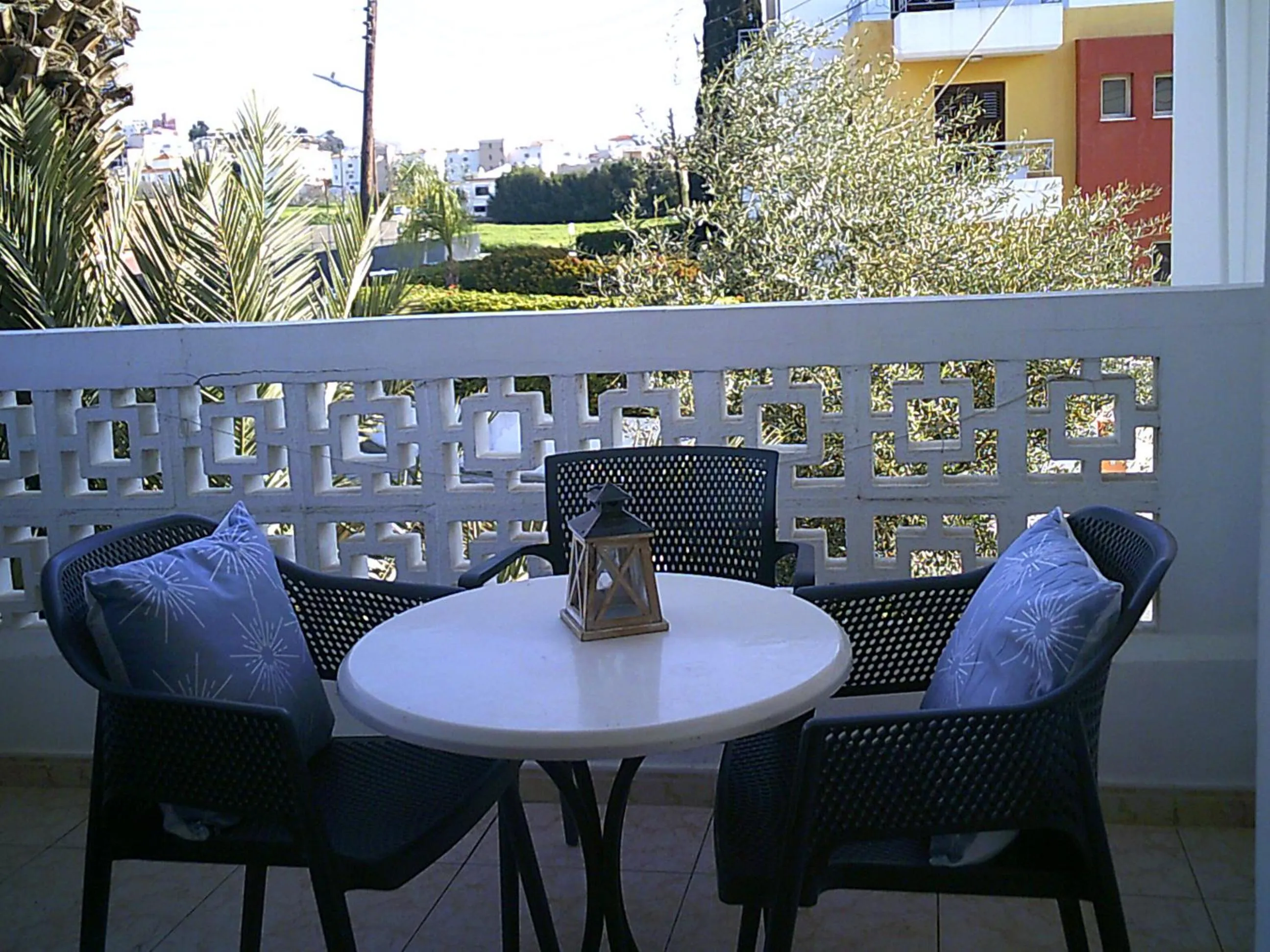 Balcony/Terrace in Panklitos Tourist Apartments
