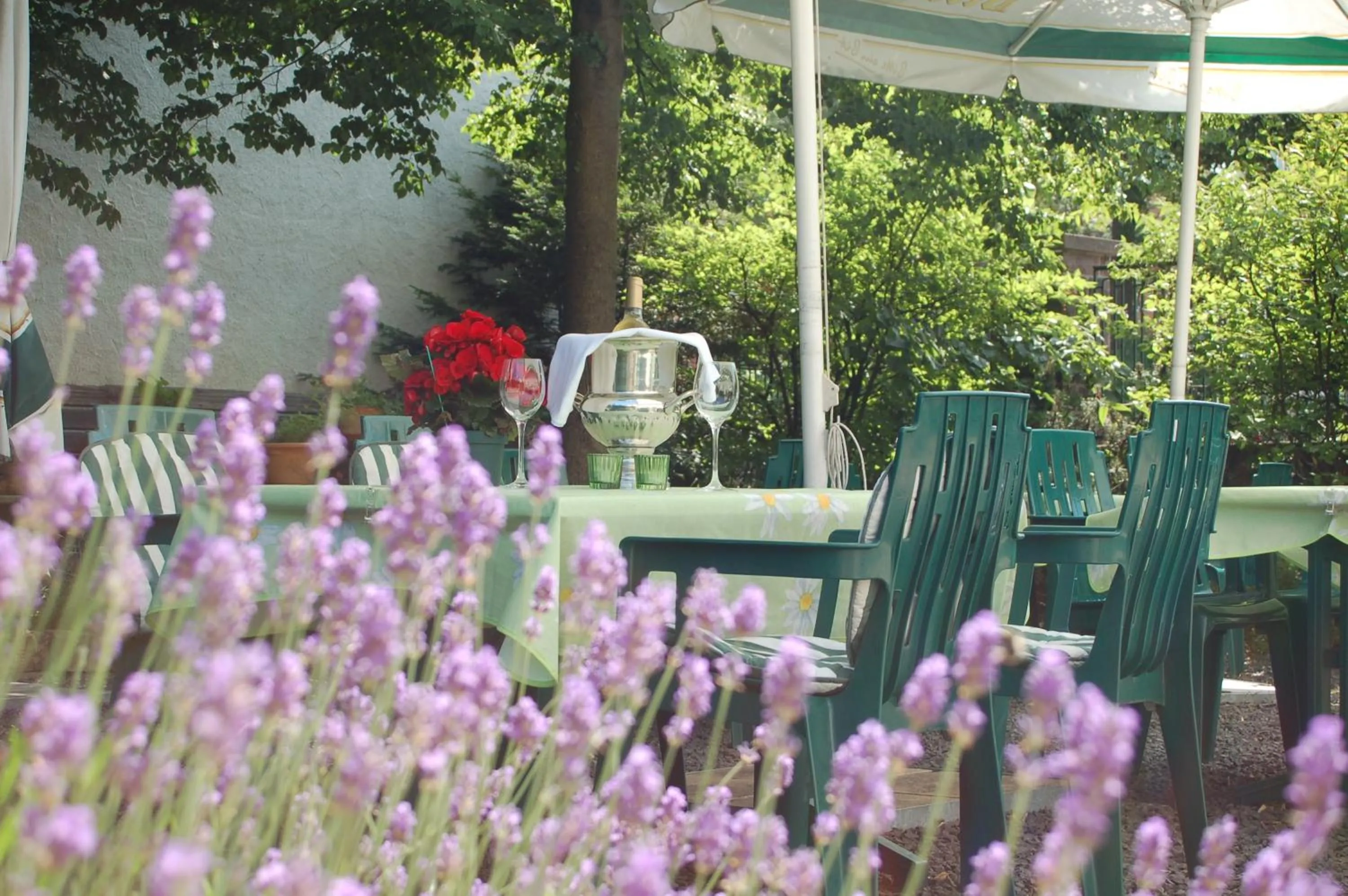 Facade/entrance in Hotel Leander