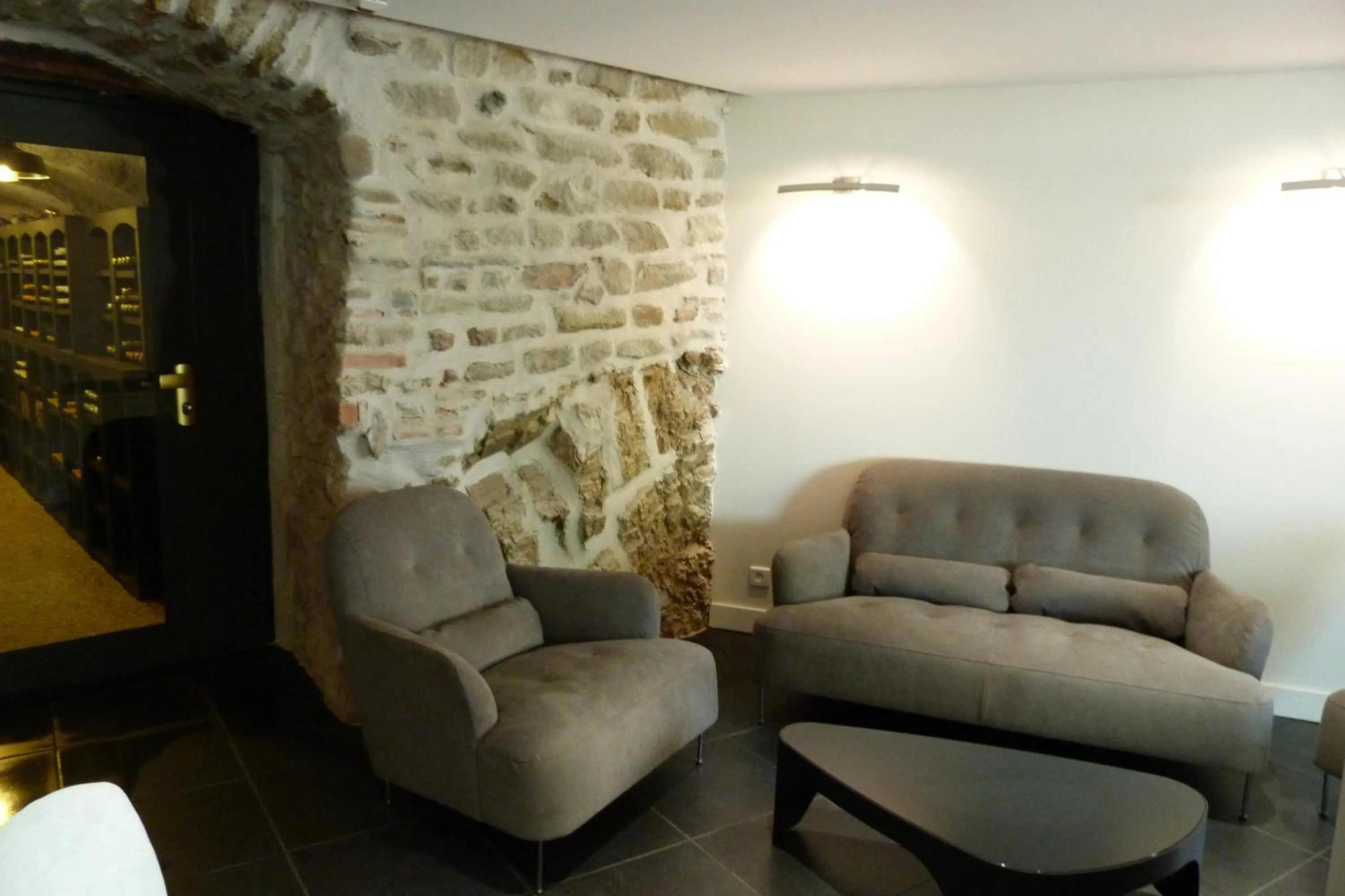 Lounge or bar in Le Cottage de Clairefontaine