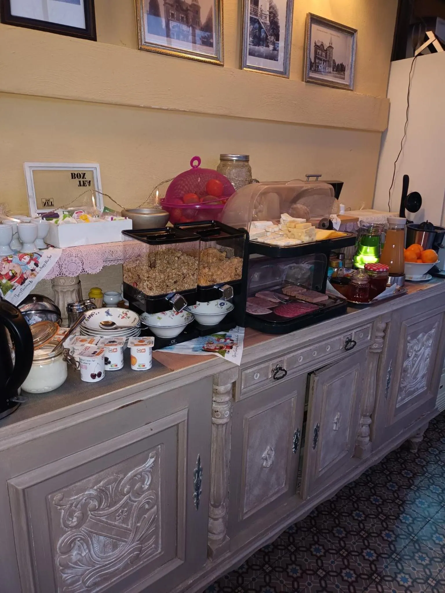 Breakfast in B&B Chatelet Cremers