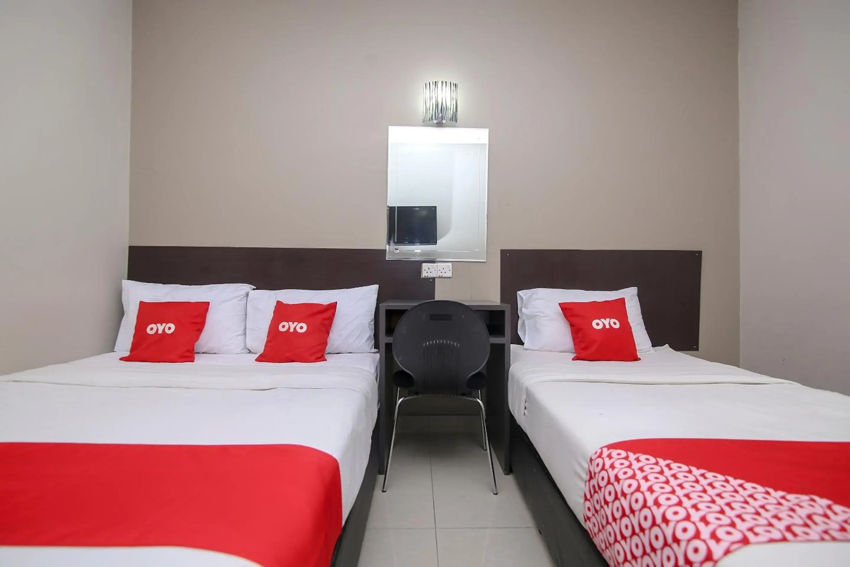 Bedroom, Bed in Hotel O Nice Stay Three Six Five Services Bedroom, Bed in Hotel O Nice Stay Three Six Five Services