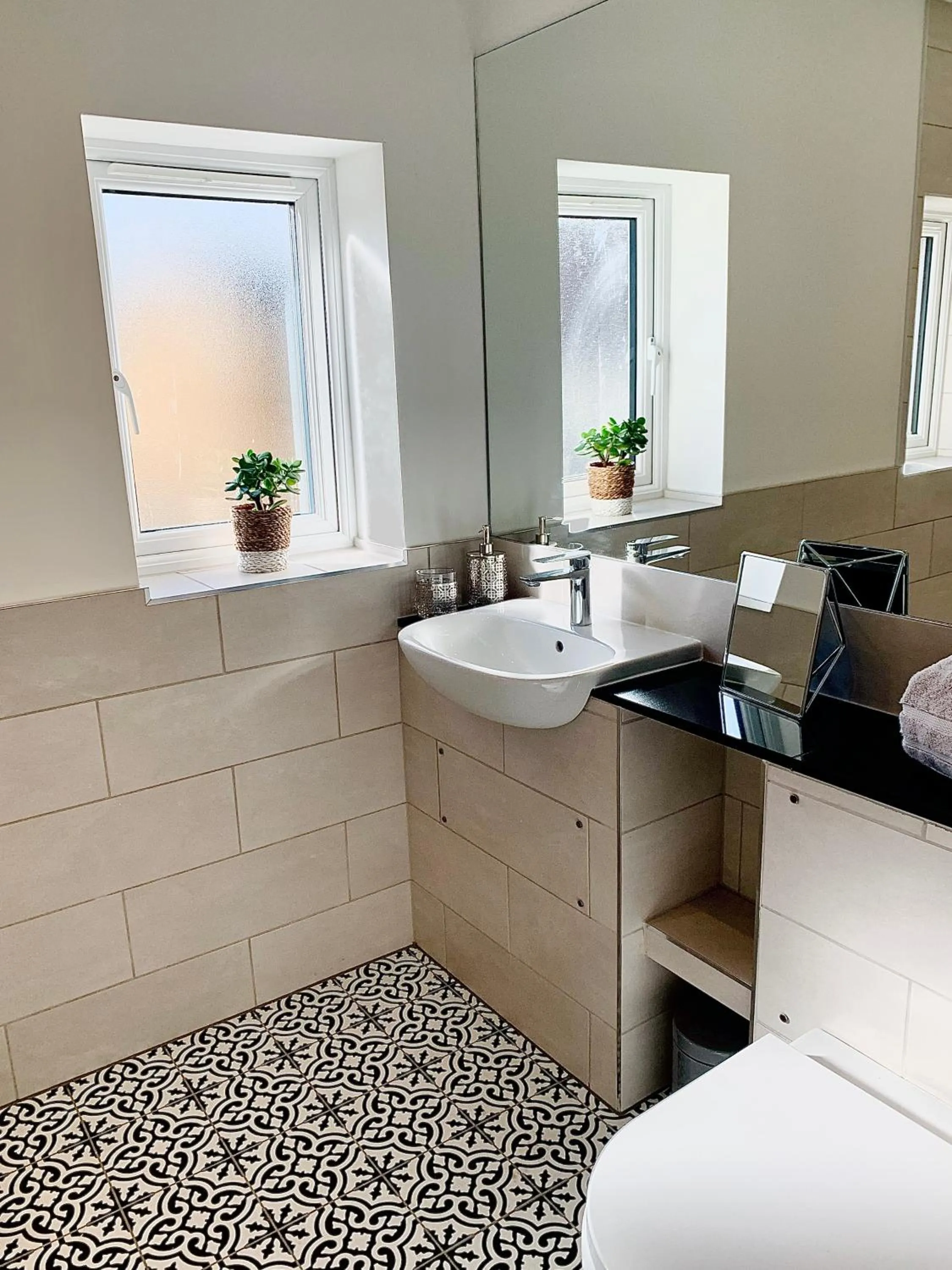 Bathroom in Upstairs at 33 - Self check in boutique accommodation in Worcester Centre