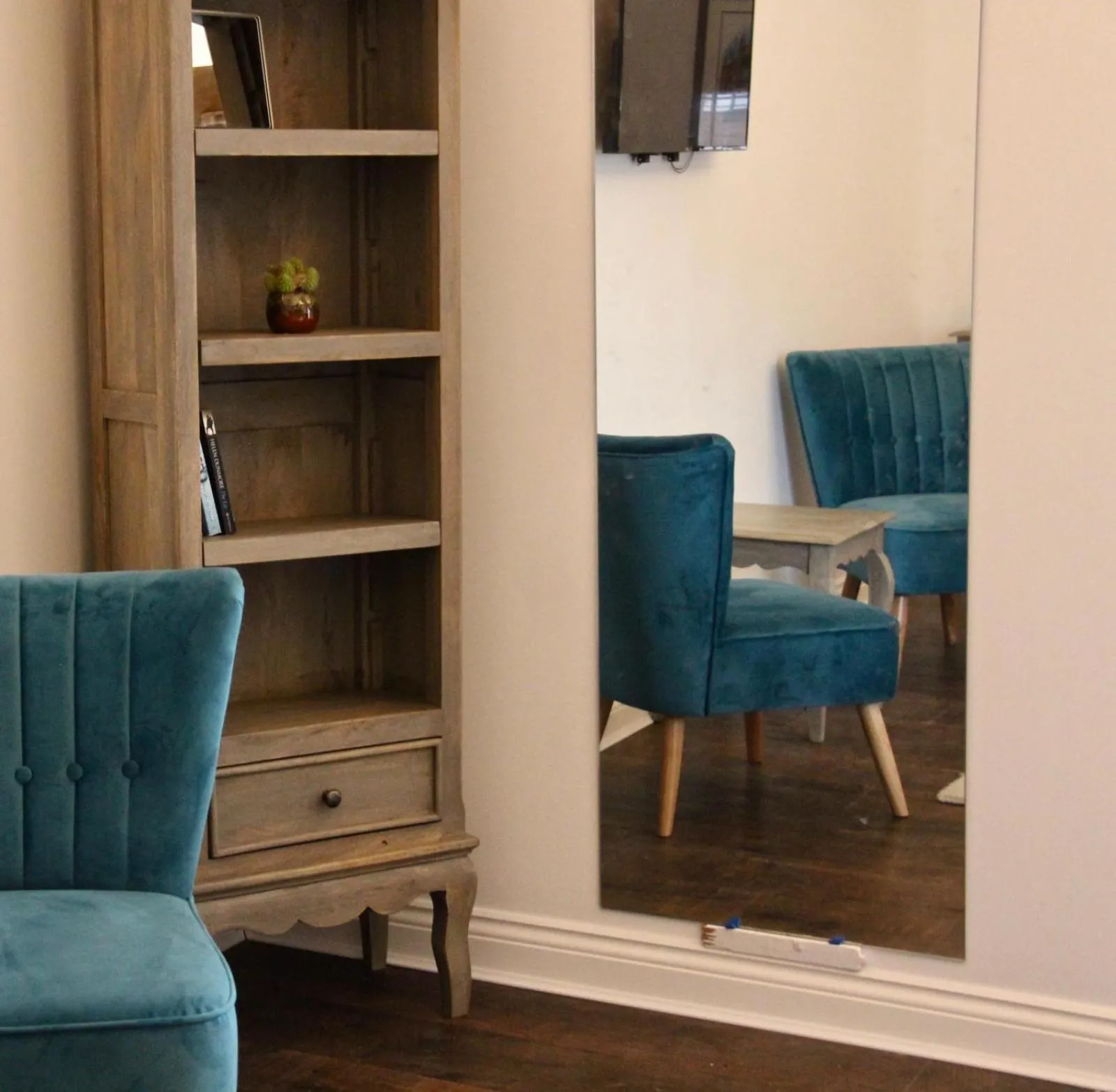 Seating area in Upstairs at 33 - Self check in boutique accommodation in Worcester Centre