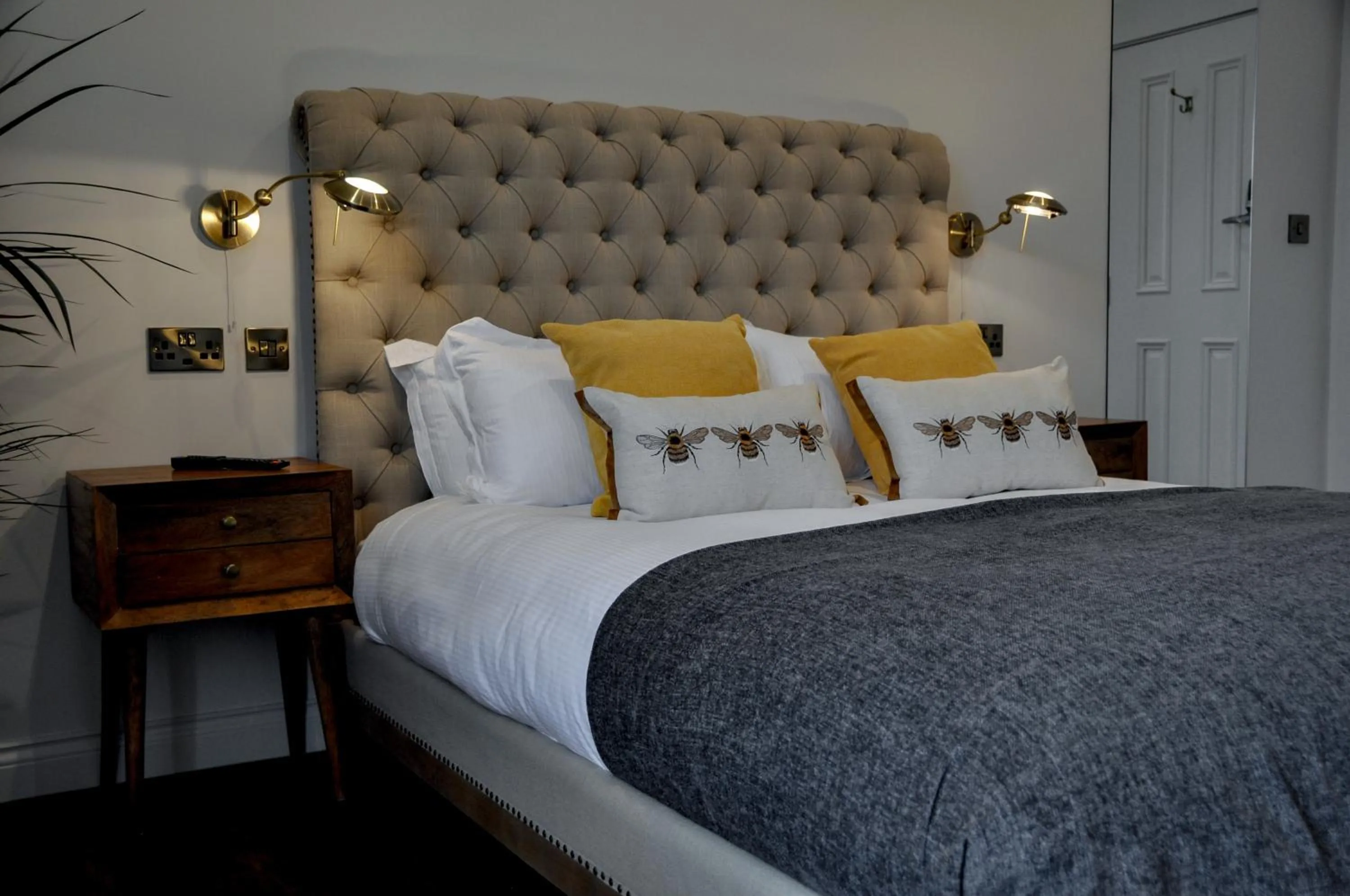 Bedroom, Bed in Upstairs at 33 - Self check in boutique accommodation in Worcester Centre
