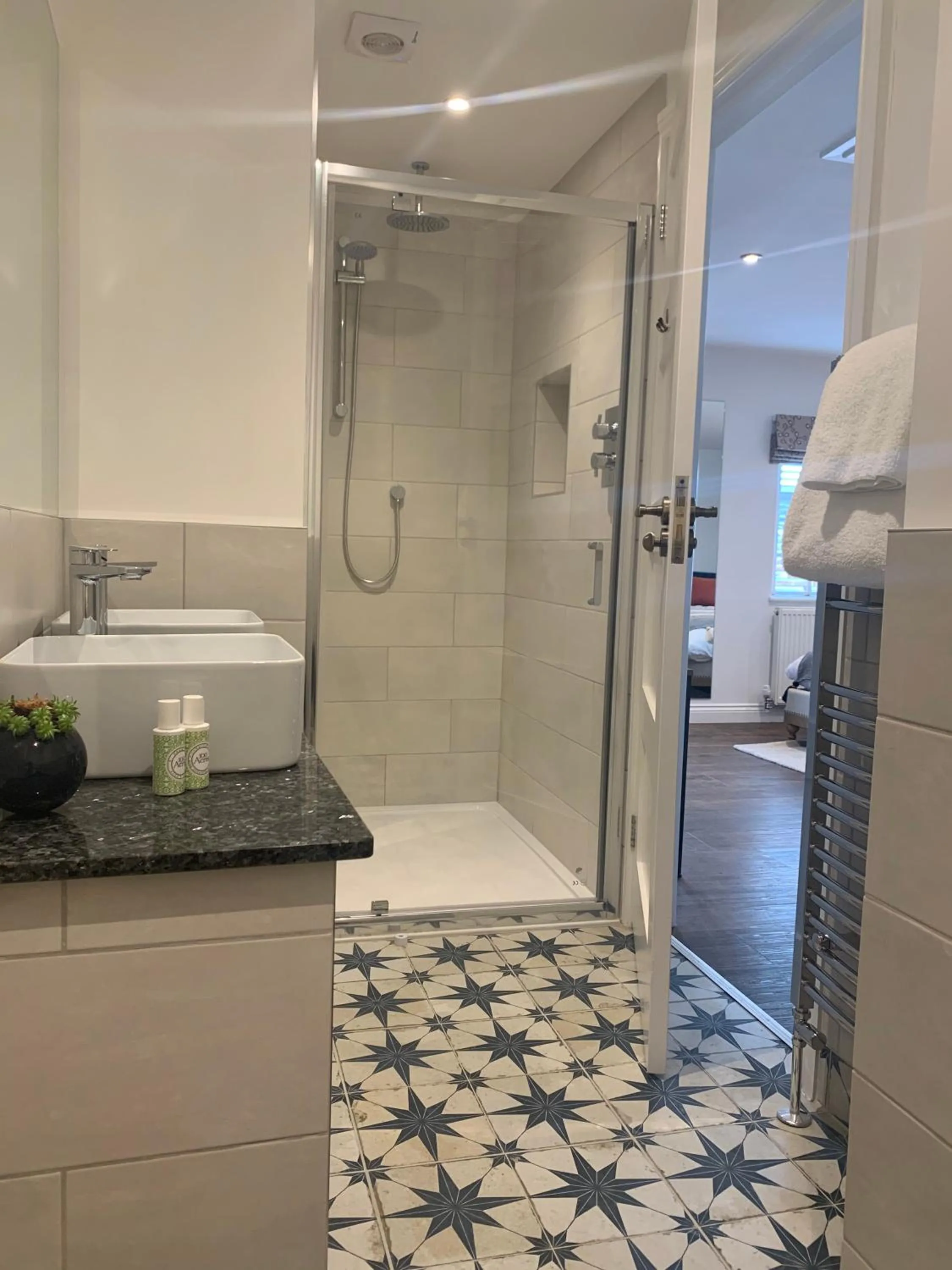 Bathroom in Upstairs at 33 - Self check in boutique accommodation in Worcester Centre