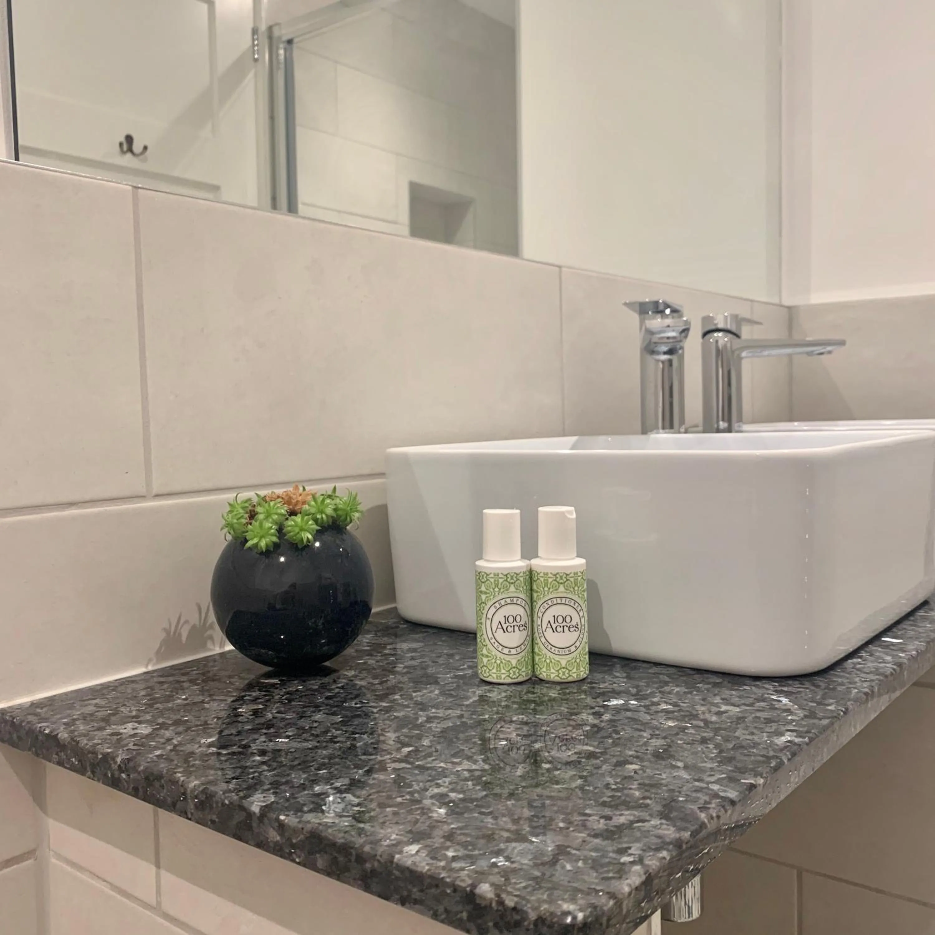Bathroom in Upstairs at 33 - Self check in boutique accommodation in Worcester Centre