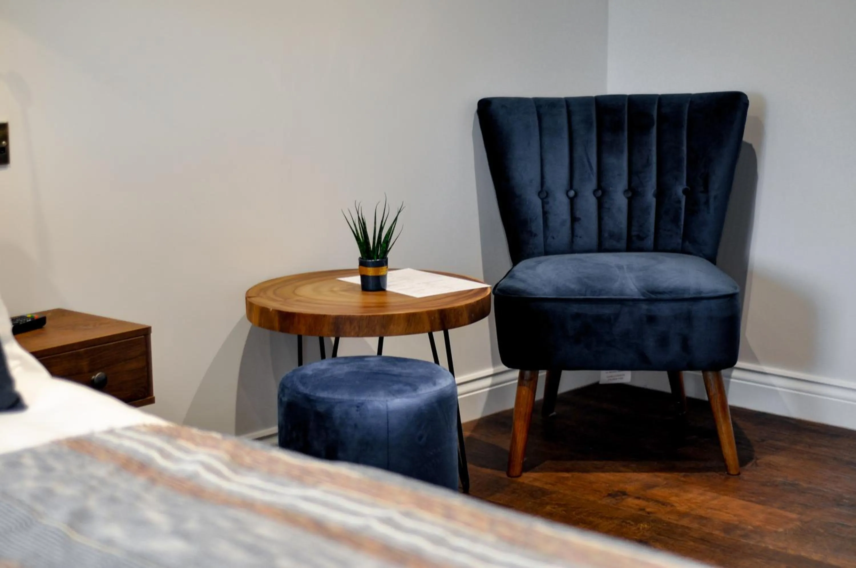 Seating area in Upstairs at 33 - Self check in boutique accommodation in Worcester Centre