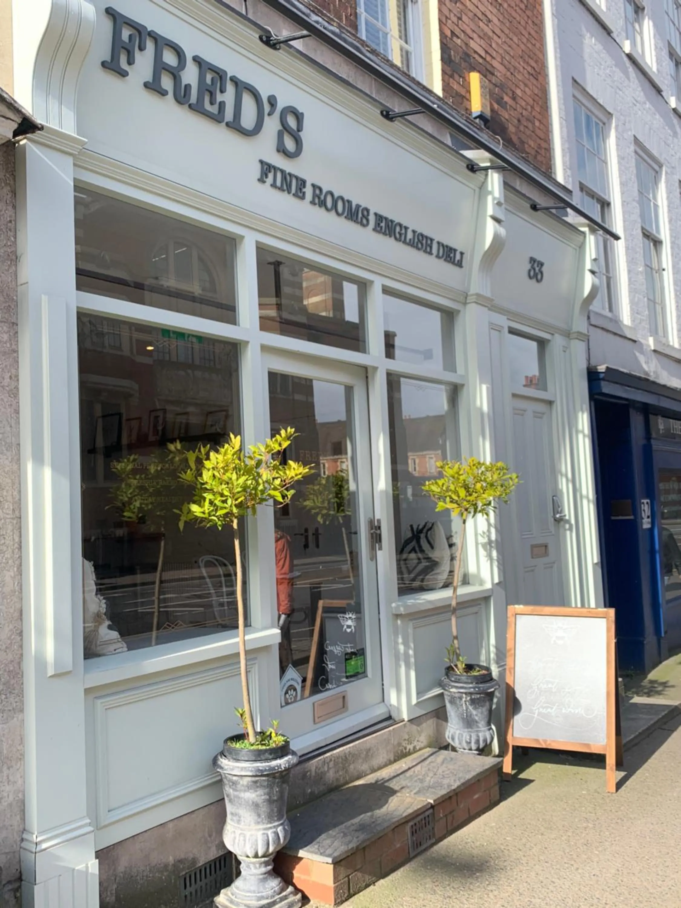 Property building in Upstairs at 33 - Self check in boutique accommodation in Worcester Centre