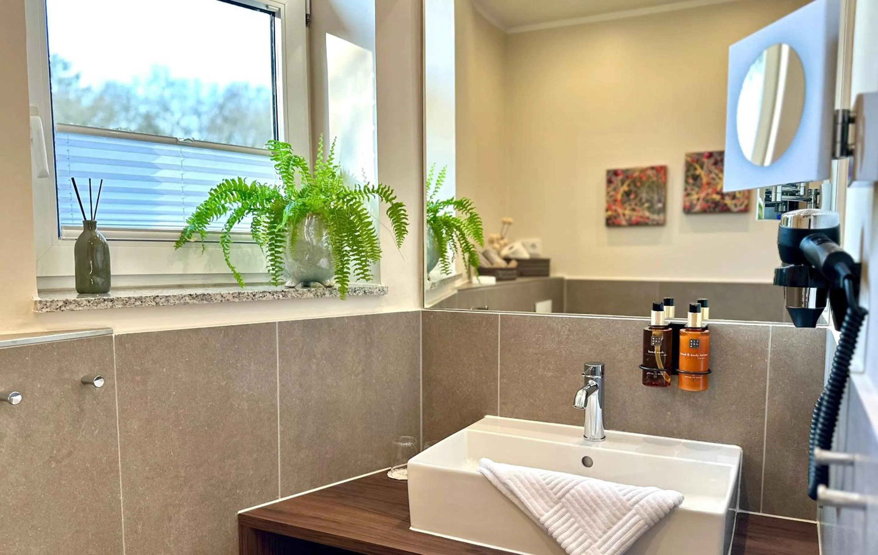 Bathroom in MUNTE - Wellnesshotel am Stadtwald