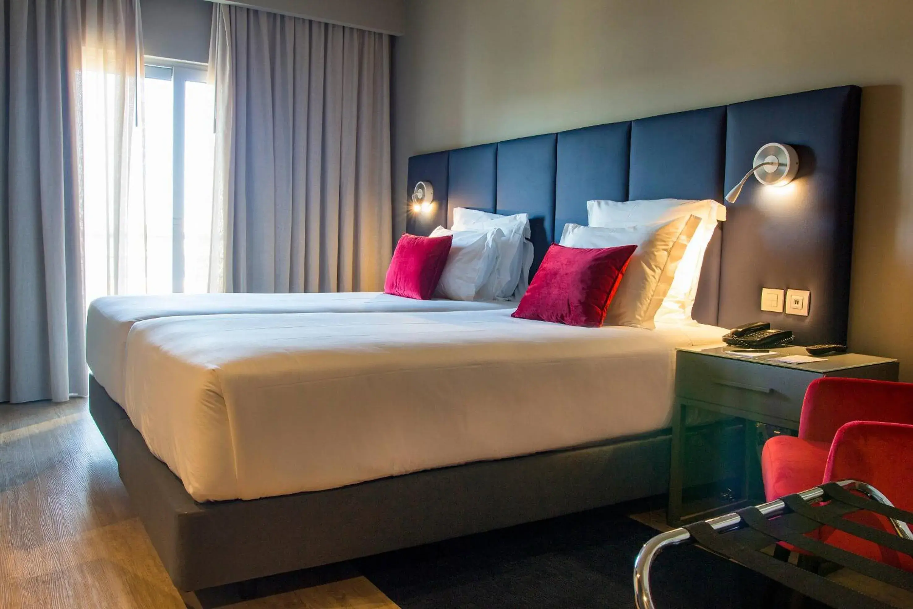 Bed in Meliá Setúbal Bed in Meliá Setúbal
