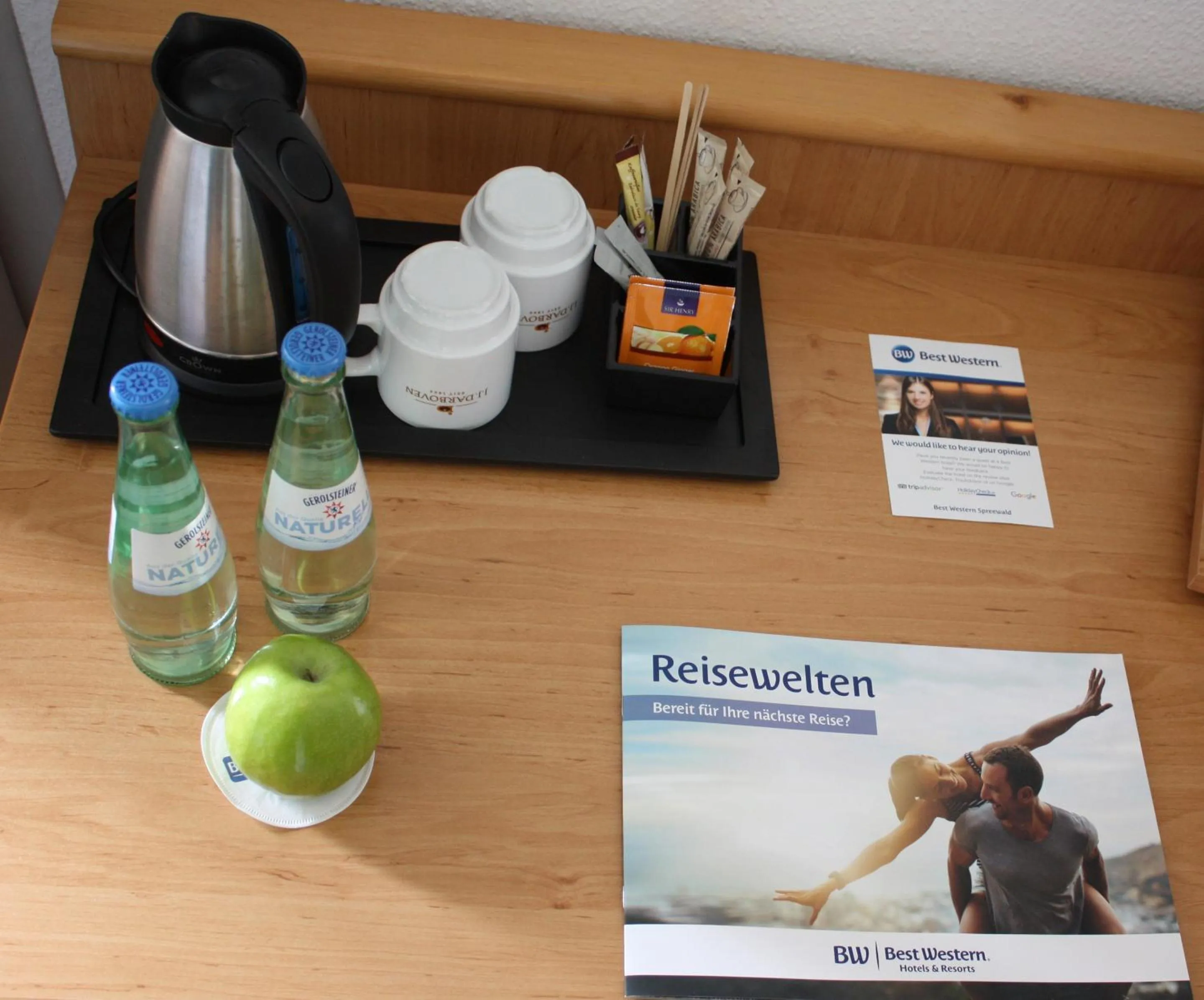 Coffee/tea facilities in Best Western Spreewald