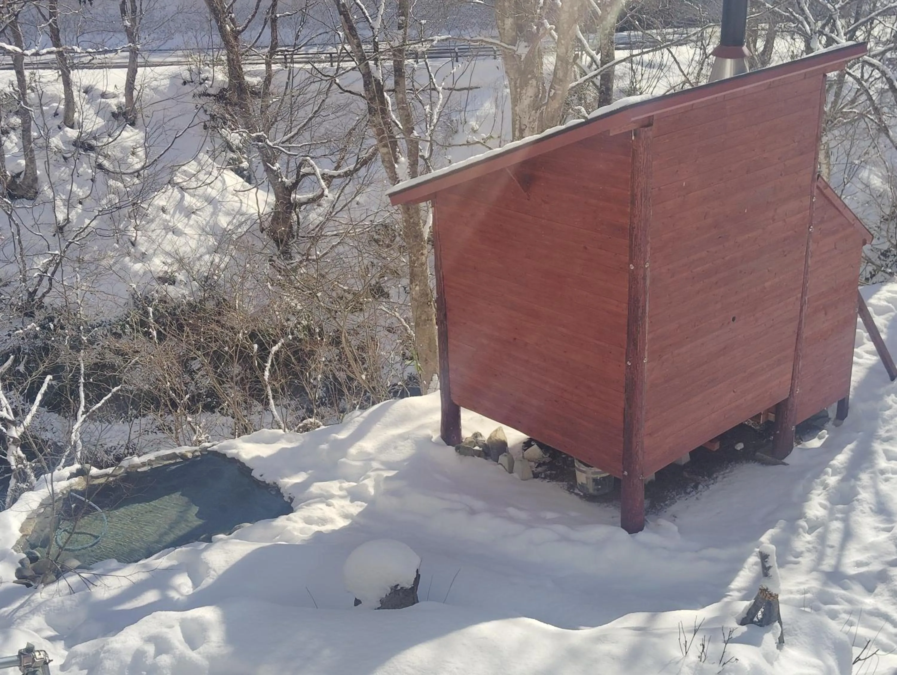 Sauna in Tenjin Lodge