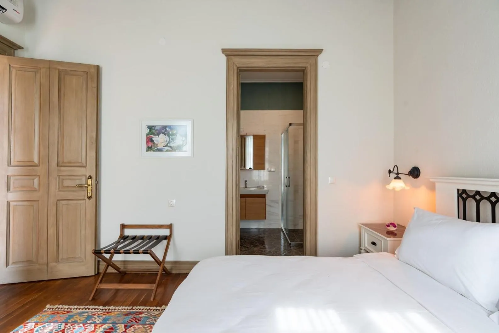 Bed in Elia Hotel Cunda by Ortunc