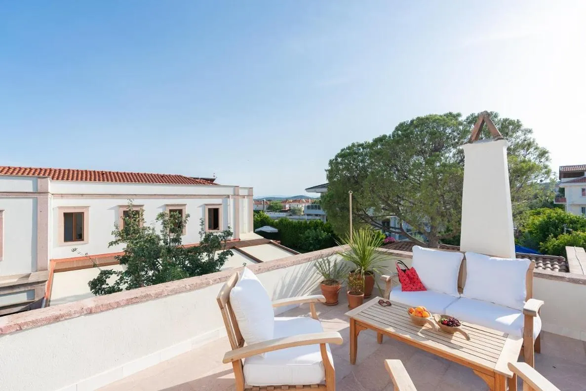 Balcony/Terrace in Elia Hotel Cunda by Ortunc