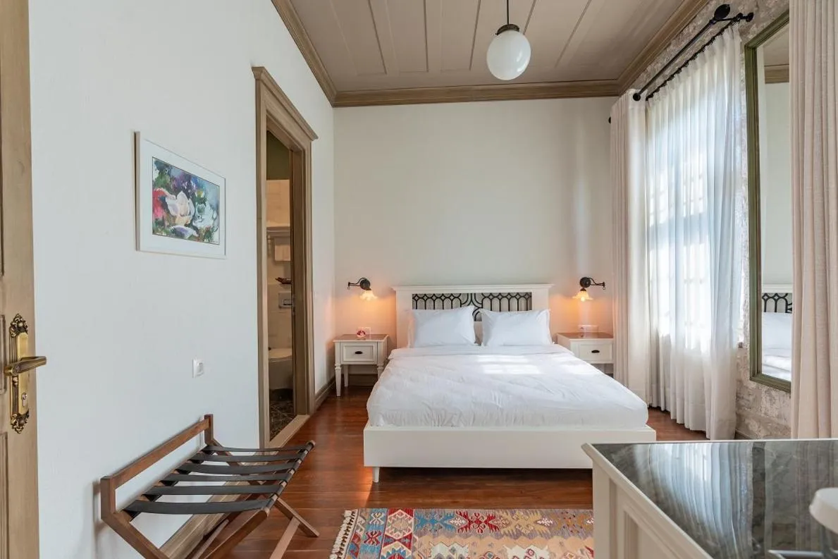 Bed in Elia Hotel Cunda by Ortunc