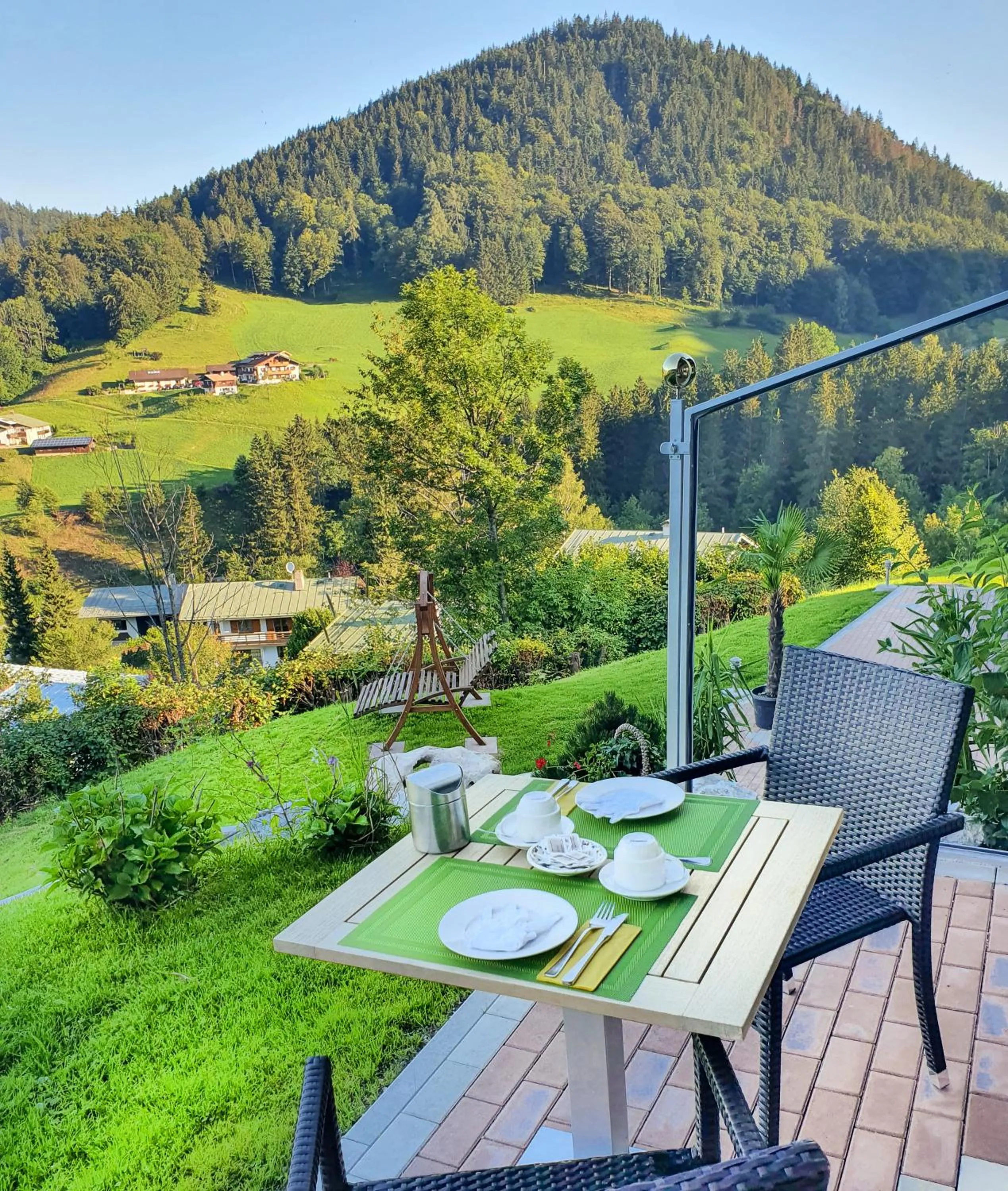 Patio in Alpenhotel Denninglehen