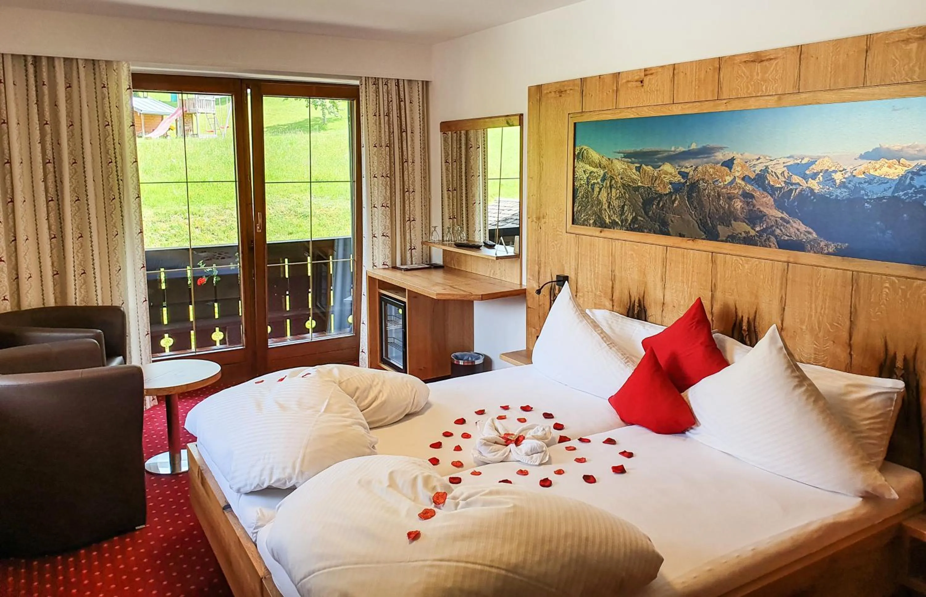 Bed in Alpenhotel Denninglehen