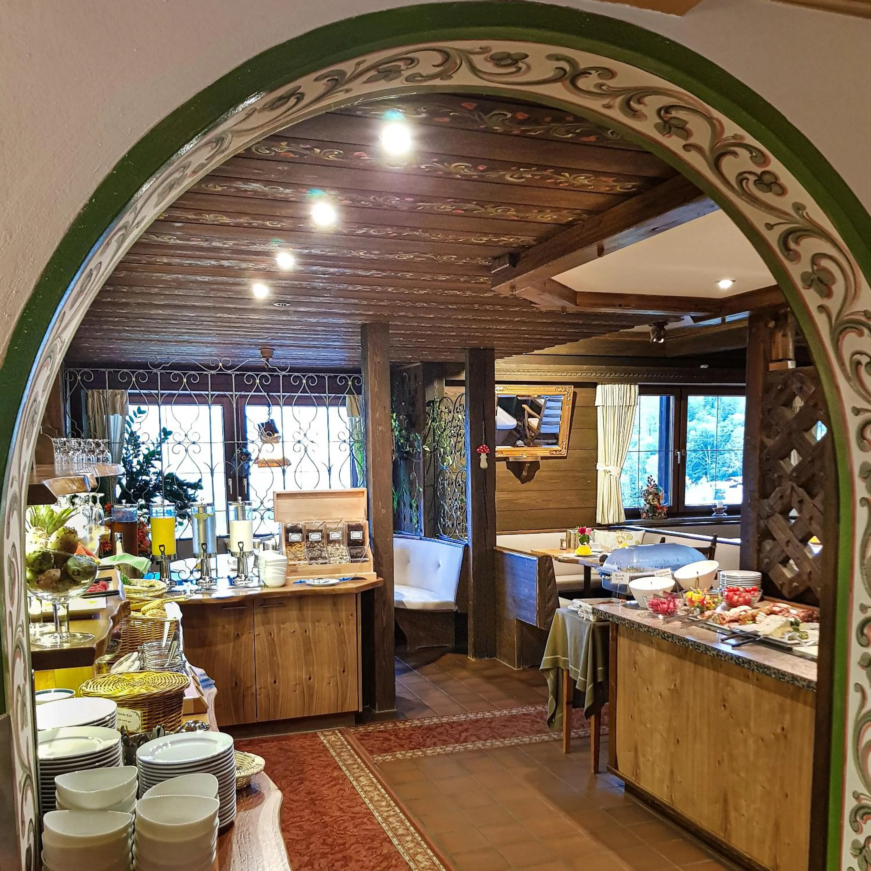 Restaurant/places to eat in Alpenhotel Denninglehen