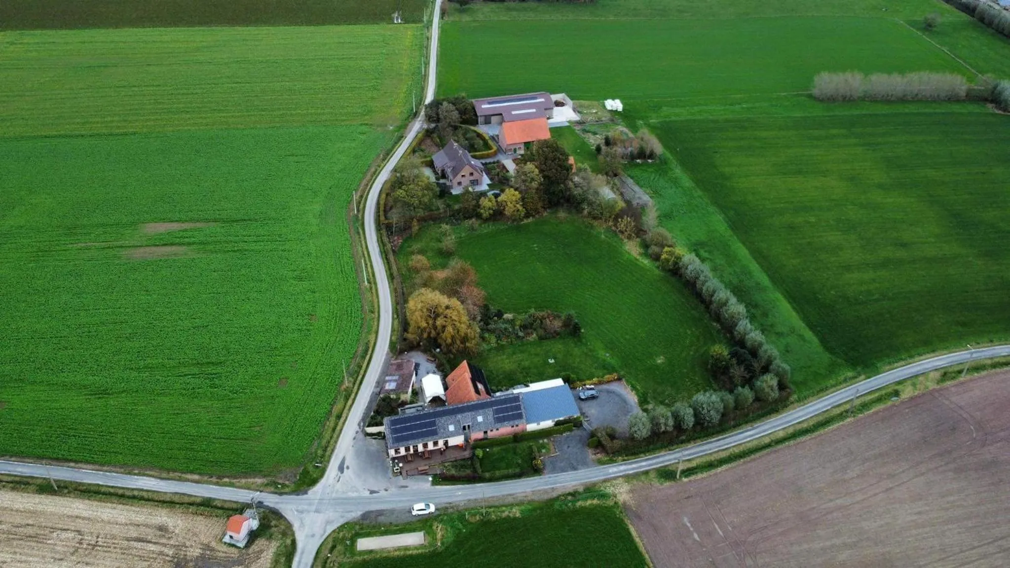 Quiet street view in B&B Herberg Boerenhol DE MOTE BVBA